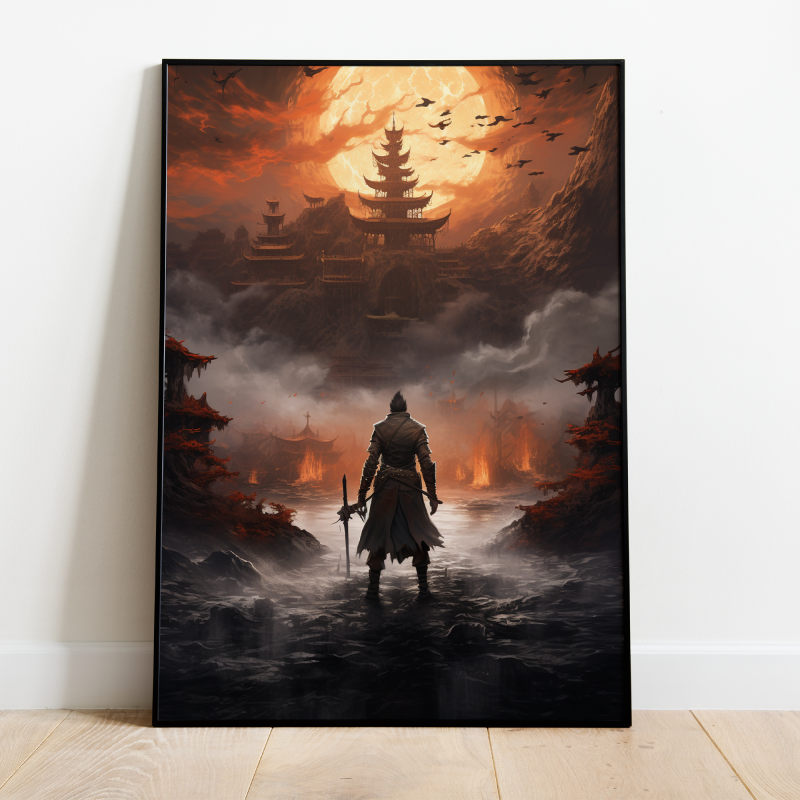 Konvergens Verdener Plakat – En Fantasifuld Rejse