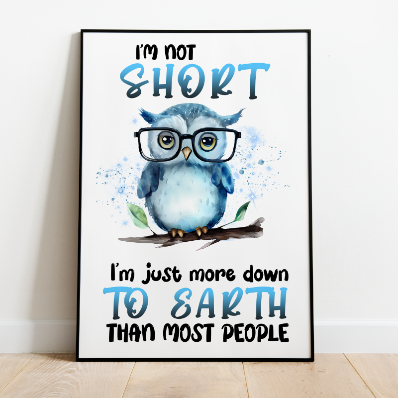 Sjov Citat Plakat – Løft Stemningen i Dit Hjem!