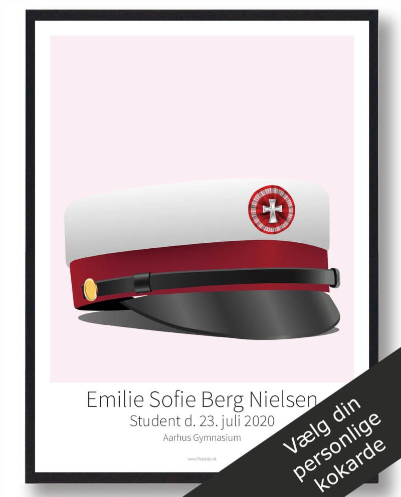 Lyserød Stx Plakat Størrelse: 30x40cm - Plakatdyr Plakater