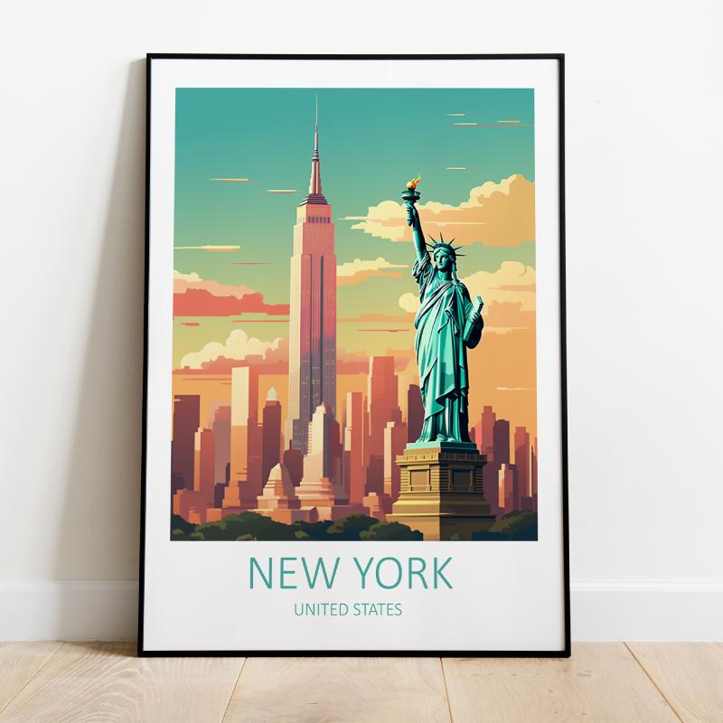 New York Plakat - Vissevasse Plakater