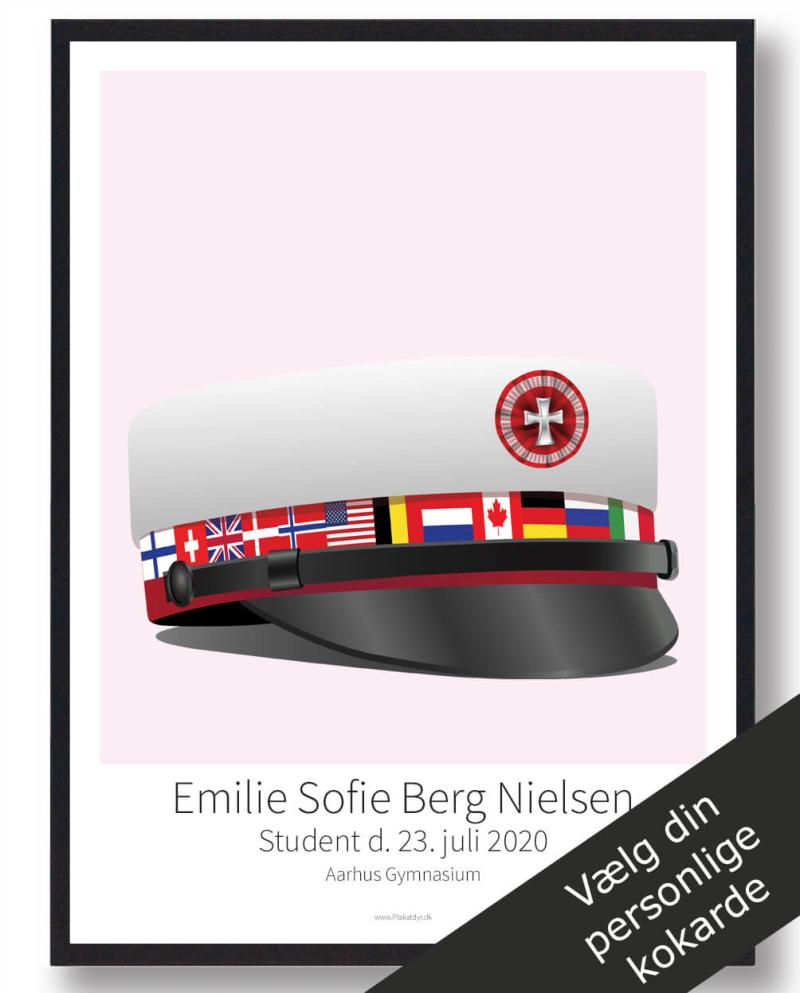 Lyserød Stx International Plakat Størrelse: 50x70cm - Plakatdyr Plakater