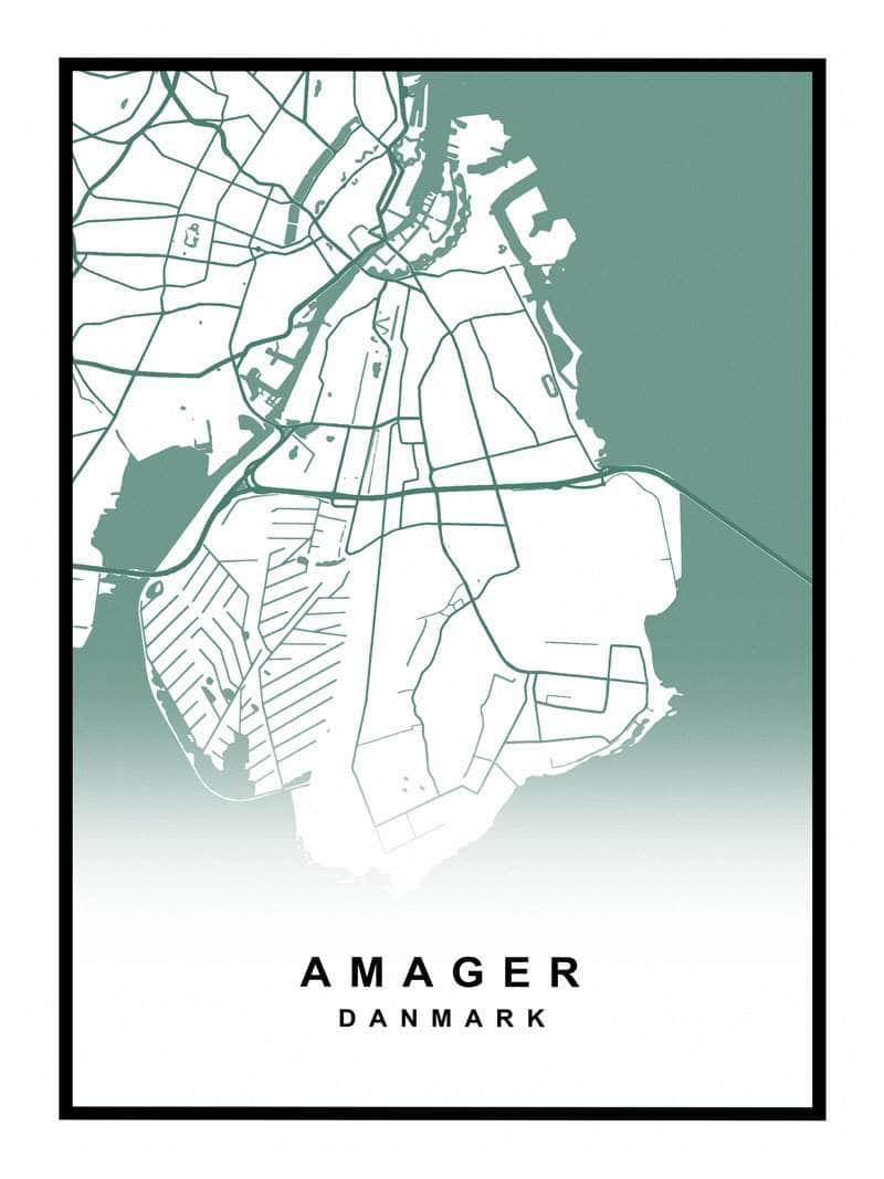 Amager Plakat - Postersbyus Plakater