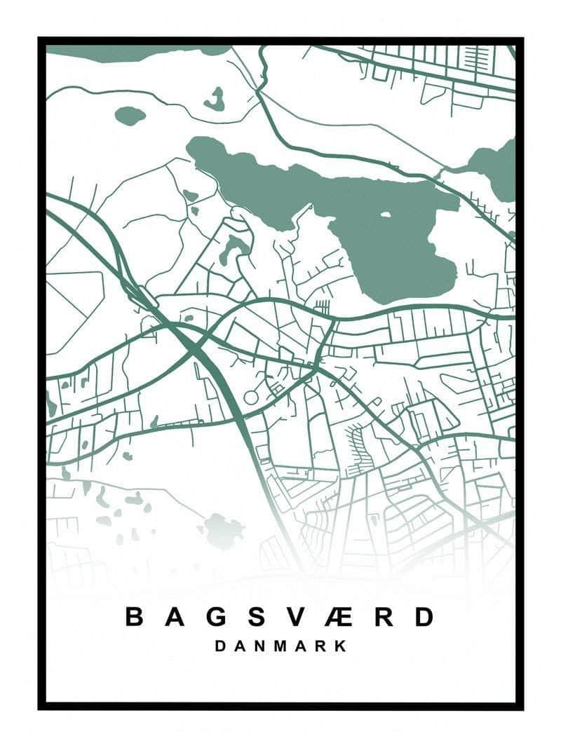 Bagsværd Plakat - Postersbyus Plakater