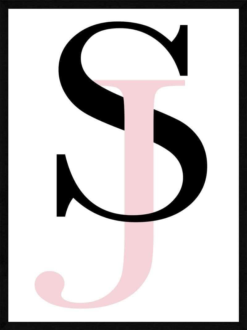 Personlig Bogstavplakat - Egly Design Plakater