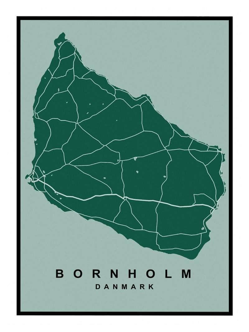 Bornholm Plakat - Postersbyus Plakater