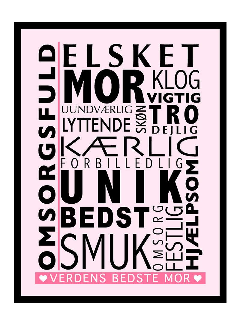 Mor Citat Plakat – Den Perfekte Gave til Mor