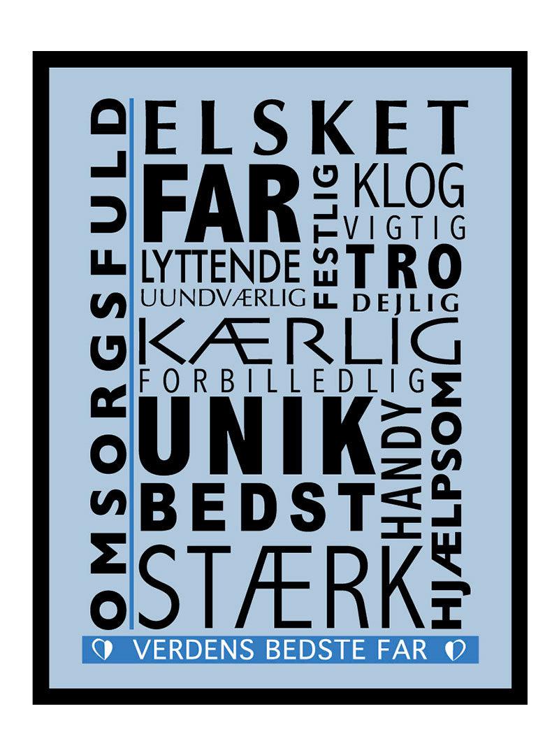 Far Citat Plakat - Egly Design Plakater