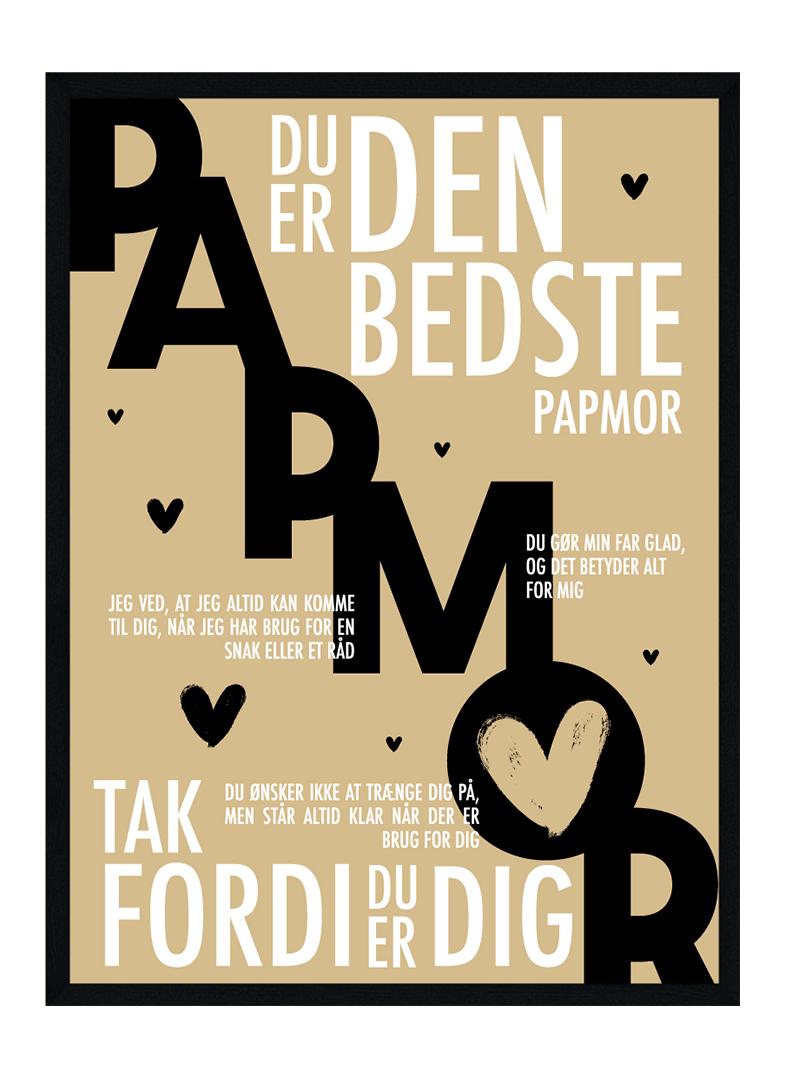 Papmor Plakat Personlig Plakat - Postersbyus Plakater