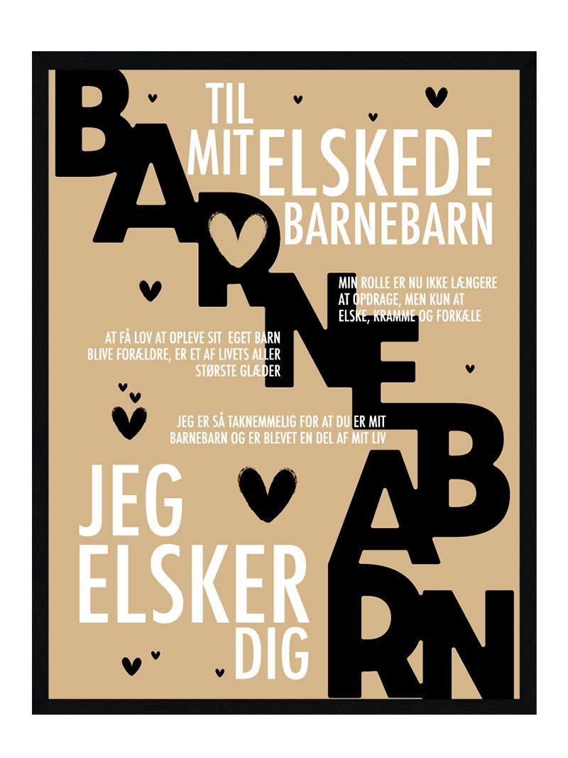 Barnebarn Plakat Personlig Plakat - Postersbyus Plakater