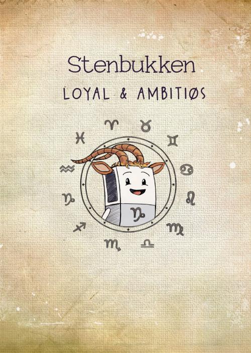 Personlig Stenbukken Stjernetegn Plakat - Unik Gaveidé