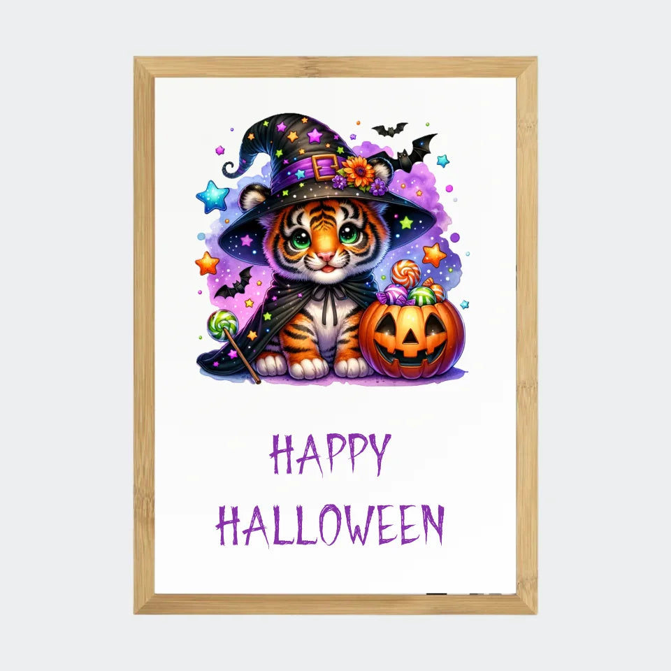 Halloween Plakat i Bambus - A2 Størrelse fra 123unik