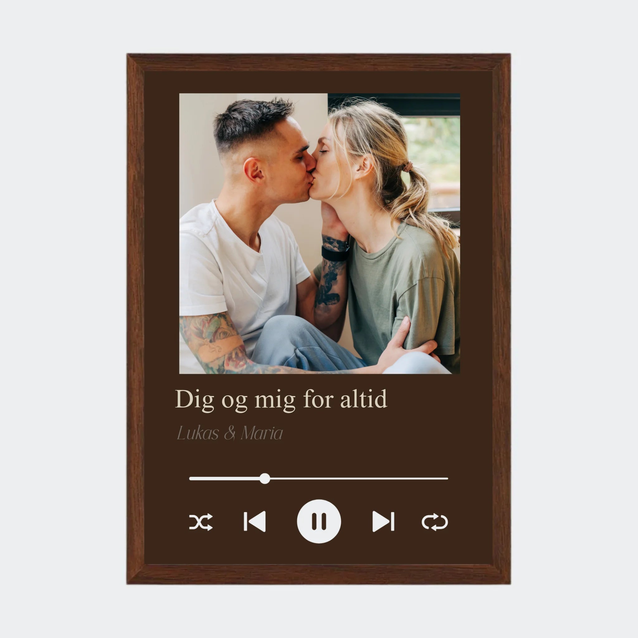 Personlig Sangplakat med Eget Billede - Unik Kunstværk