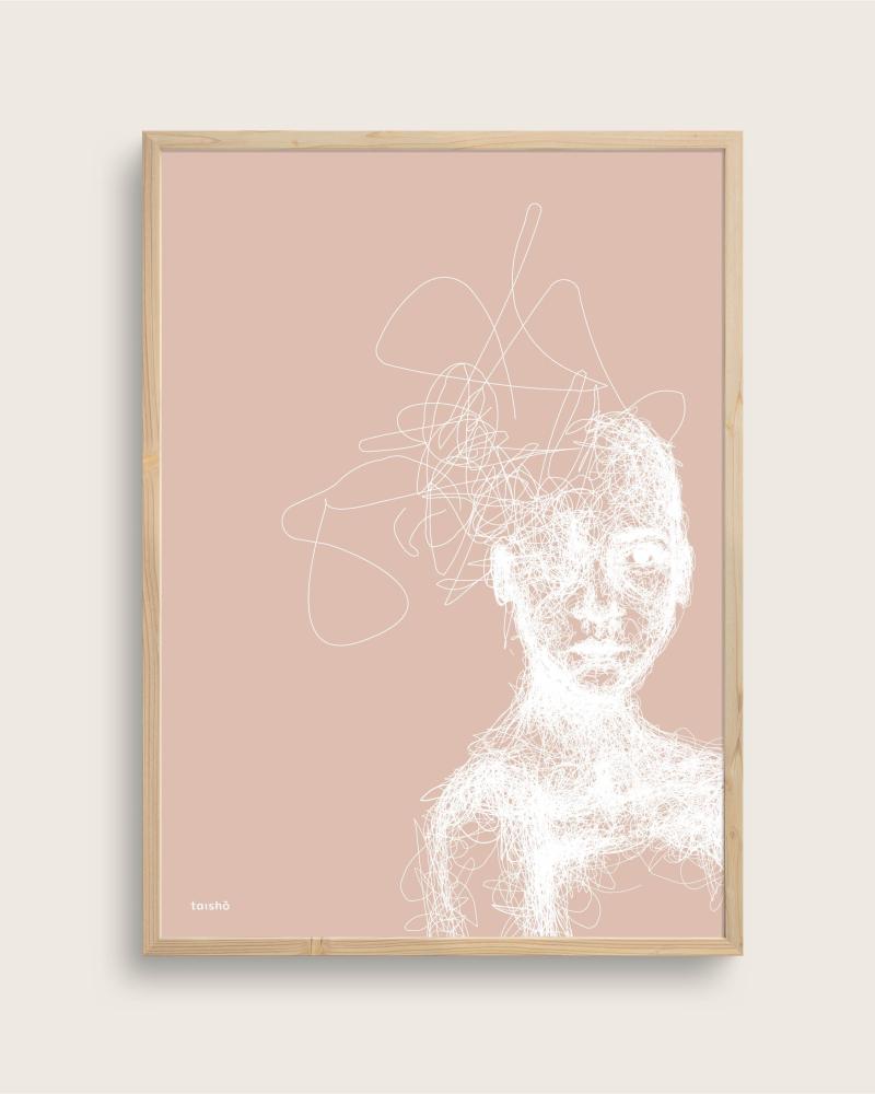 Rodehoved Størrelse 100x140 Lærredsprint Taishampx14d - Plakater