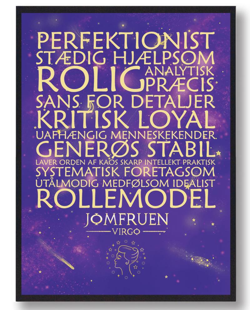 Stjernebillede Jomfruen Lilla - Plakatdyr.dk Plakater