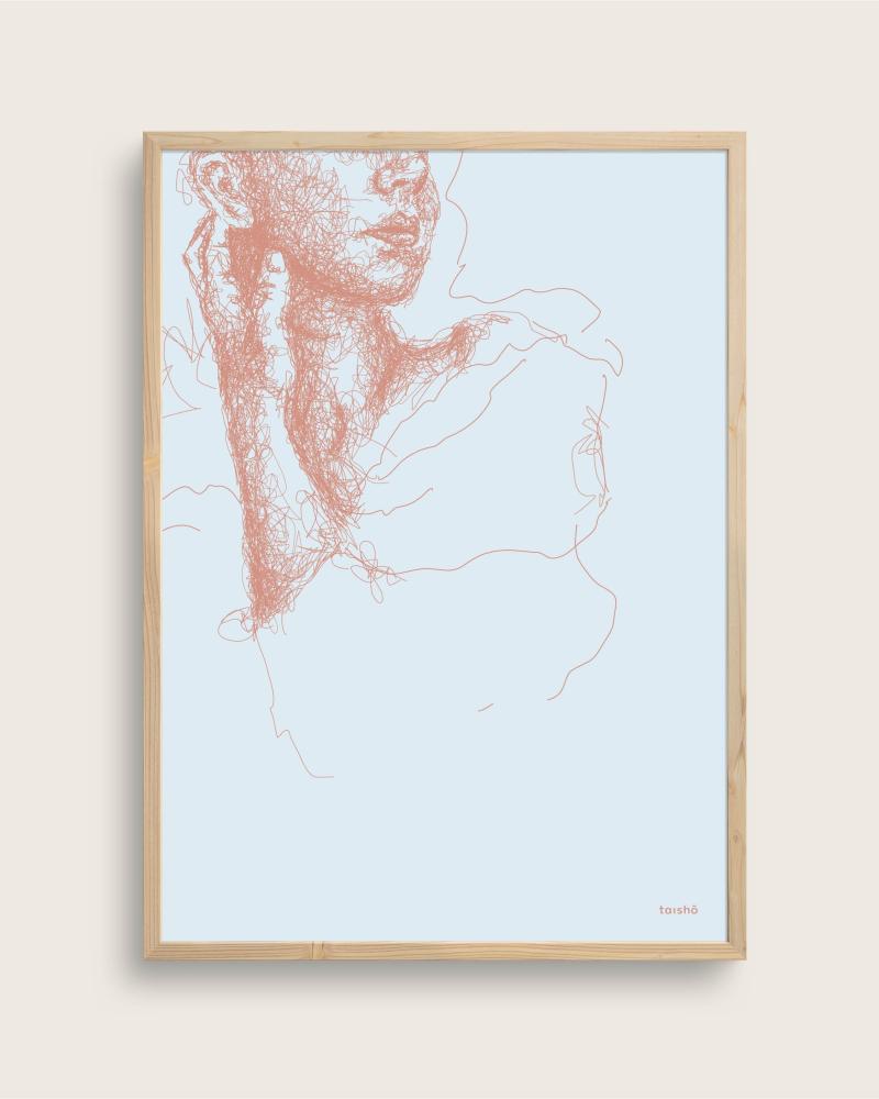 Vintermorgen Størrelse 70x100 Lærredsprint Taishampx14d - Plakater