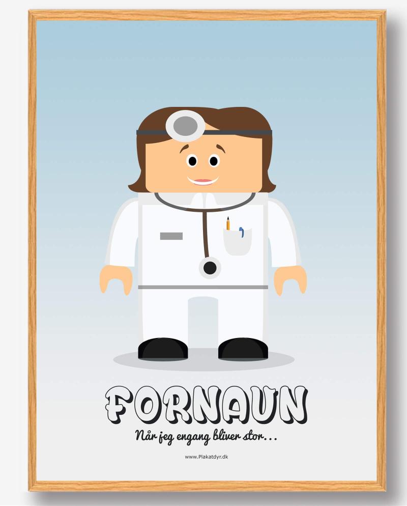 Læge Pige Plakat - Plakatdyr.dk Plakater