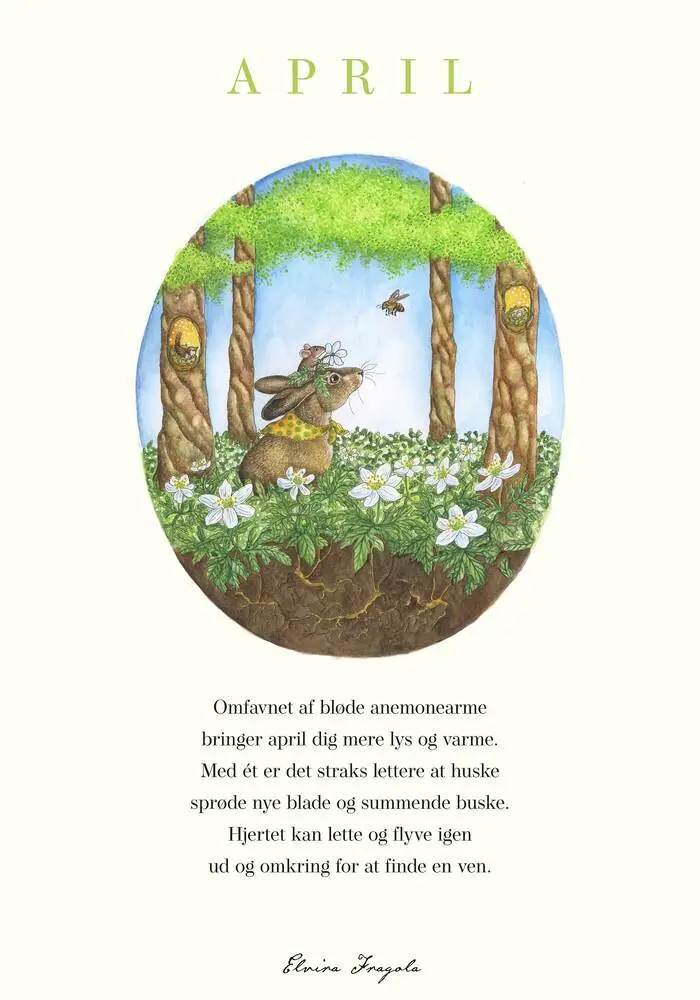 April Året Plakat - Turbine Plakater  - 9788740679502