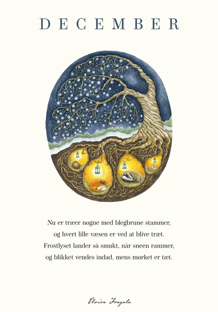 December Året Plakat - Turbine Plakater  - 9788740679571