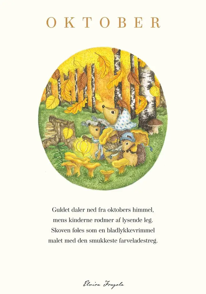 Oktober Året Plakat - Turbine Plakater  - 9788740679557