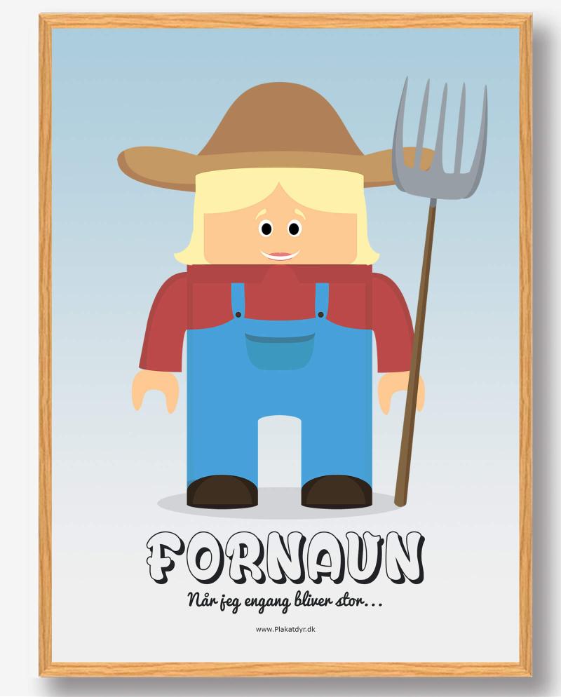 Bondepige Plakat - Plakatdyr.dk Plakater