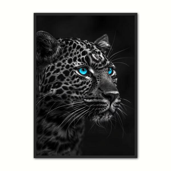 Blue Eyes Leopard - Plakat Portalen Plakater
