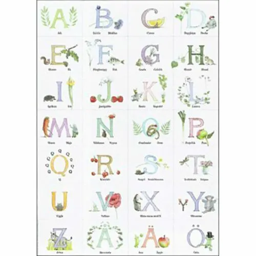 Majas Abc Plakat - Hjelm Förlag Plakater  - 7393182007268