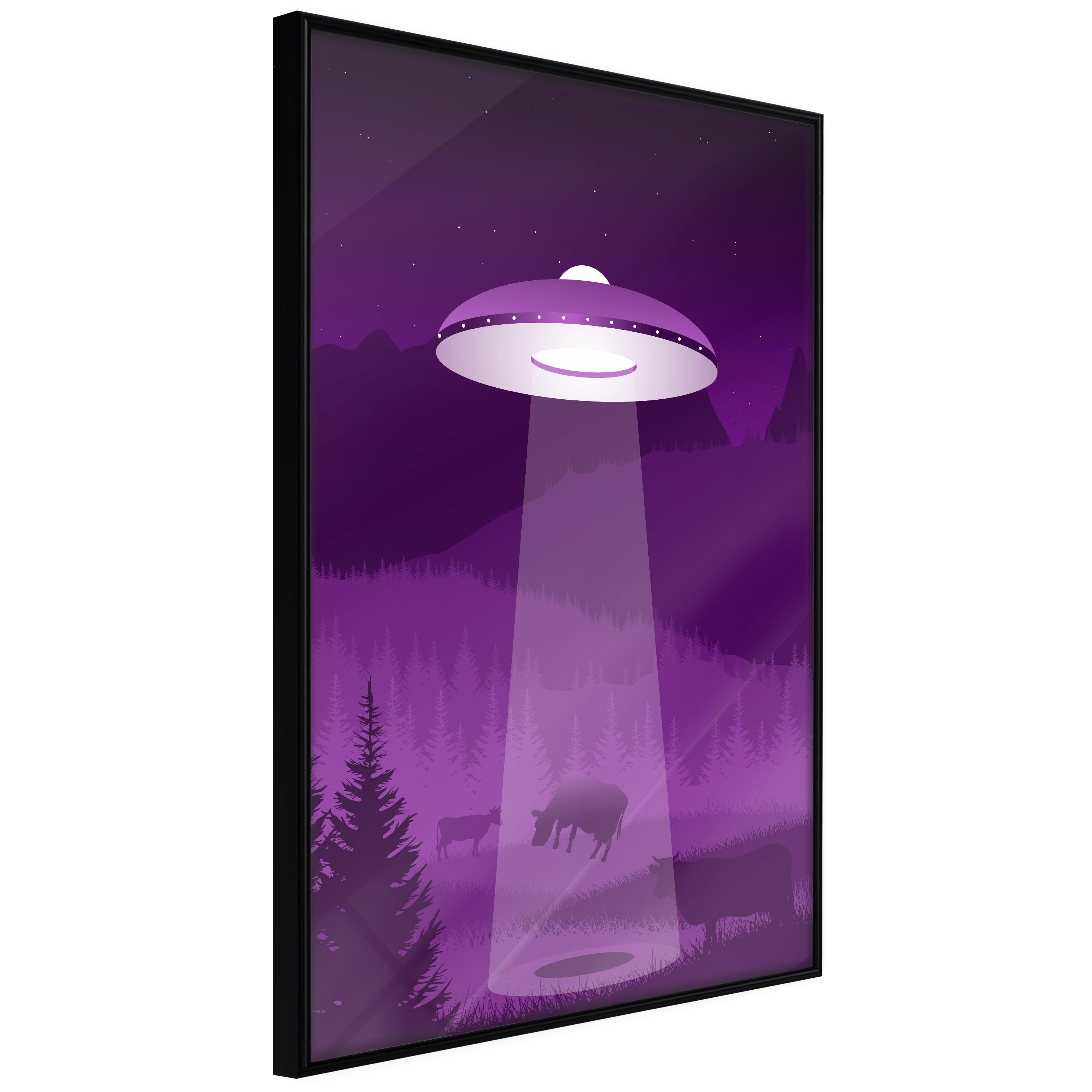 Sort Plakat Ufo Ramme - Boligcenter Plakater  - 5904419648998