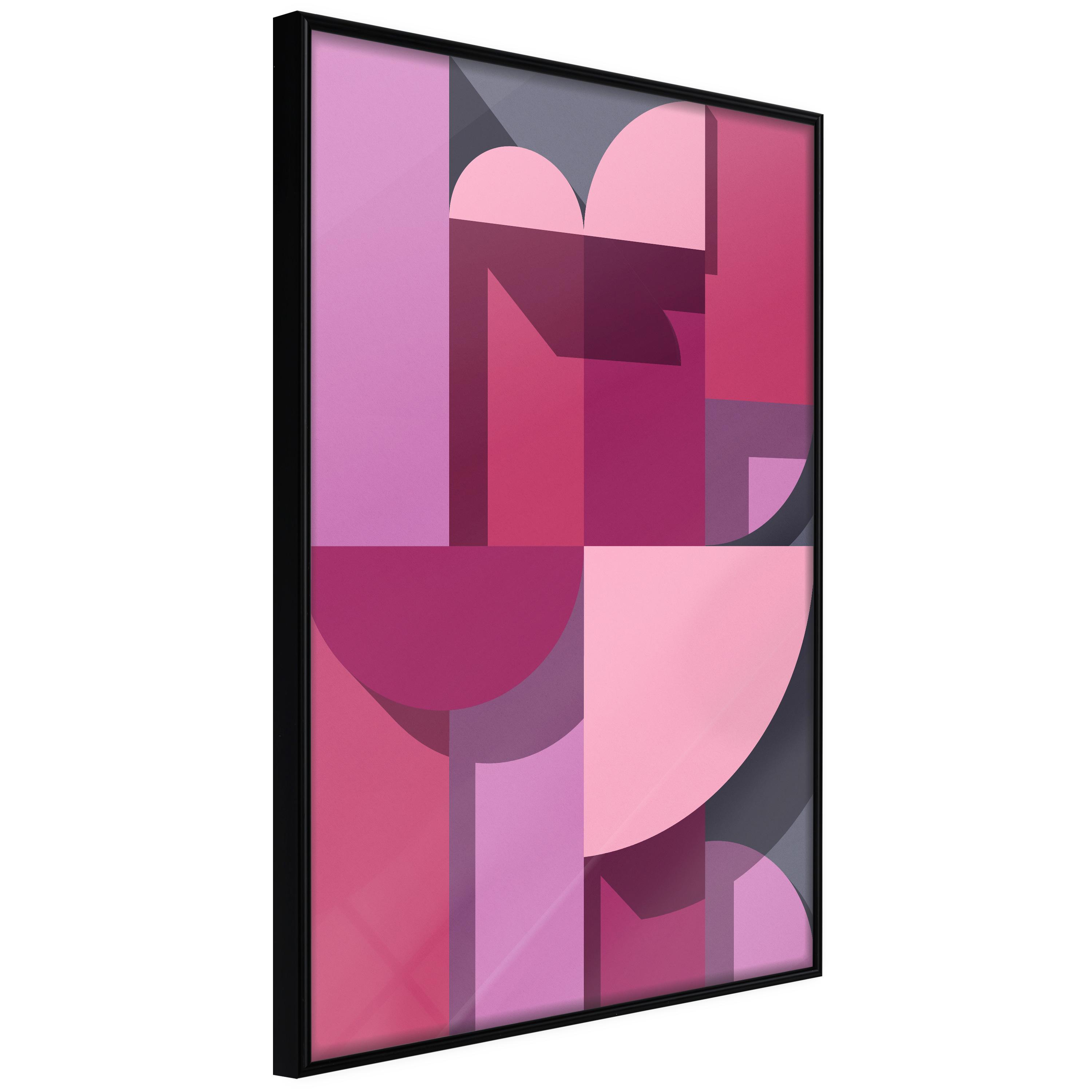 Sort Plakat Abstract Home Ramme - Boligcenter Plakater  - 5904419752312