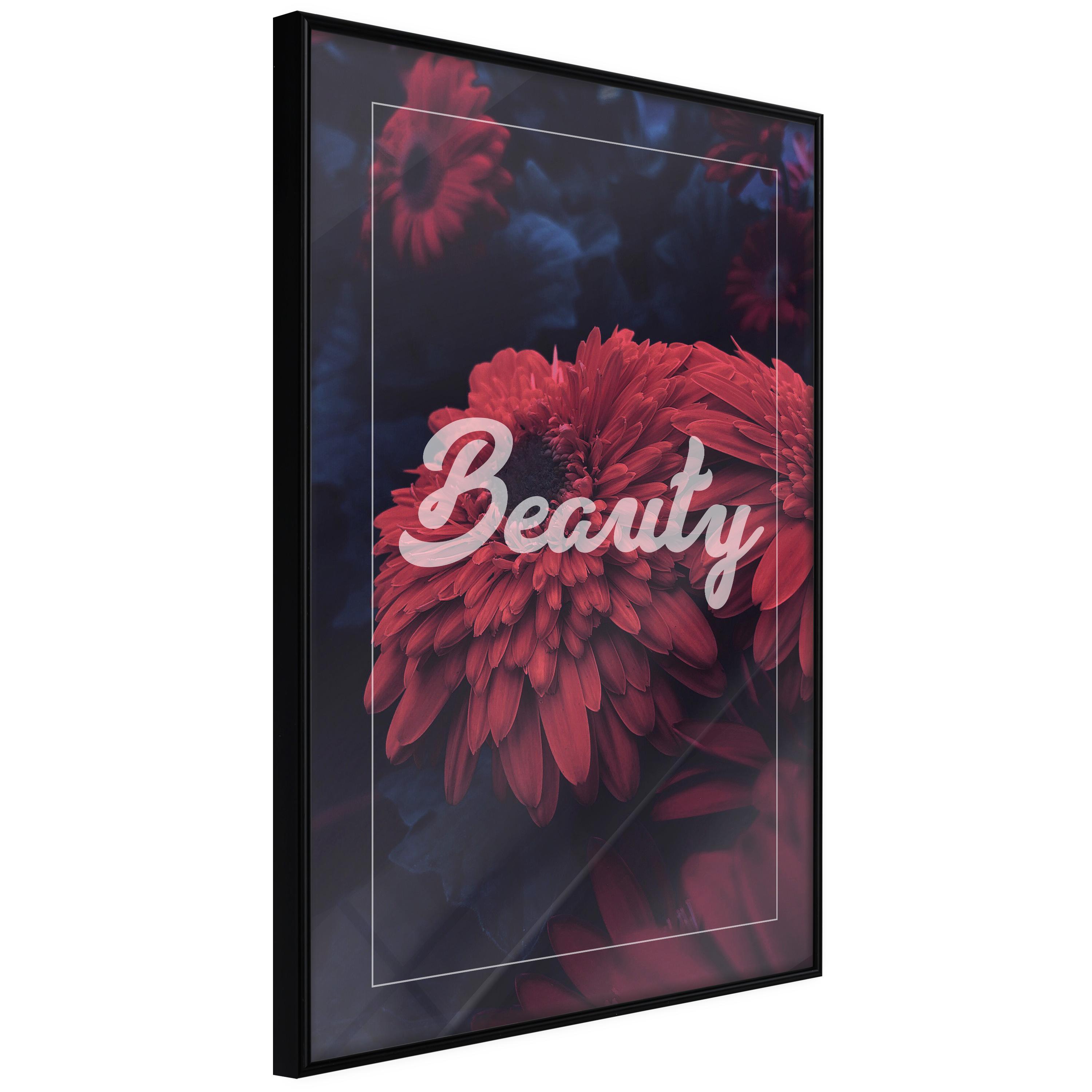 Sort Plakat Beauty Ramme - Boligcenter Plakater  - 5901493712287