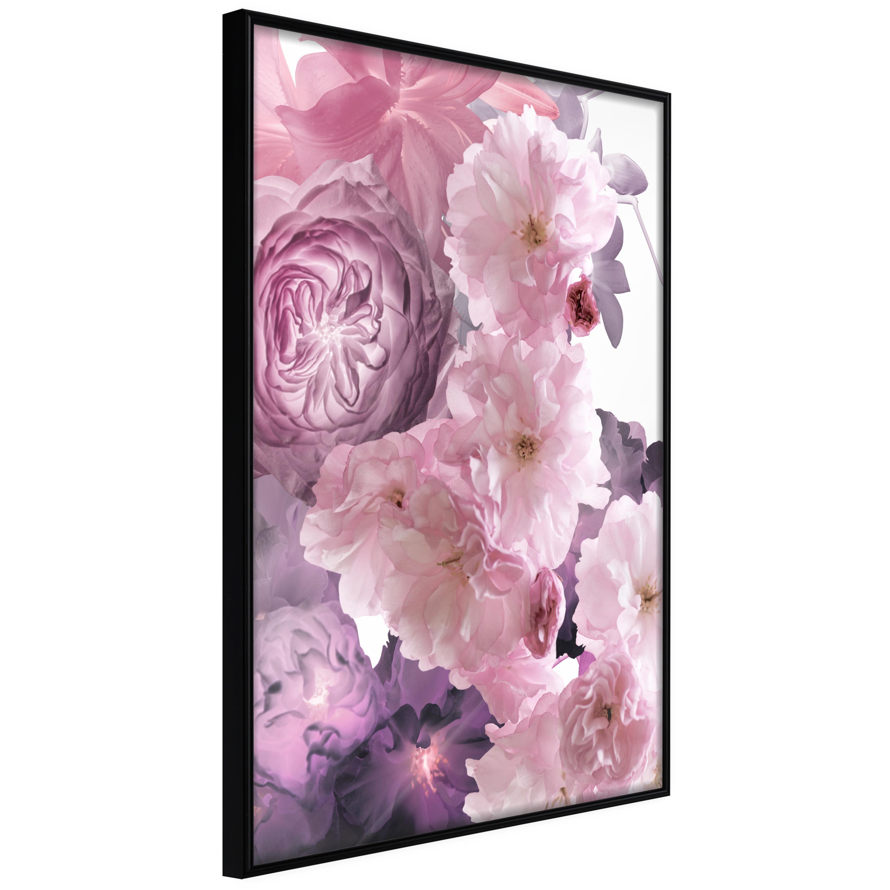 Sort Plakat Fan Flowers Ramme - Boligcenter Plakater  - 5904419694179