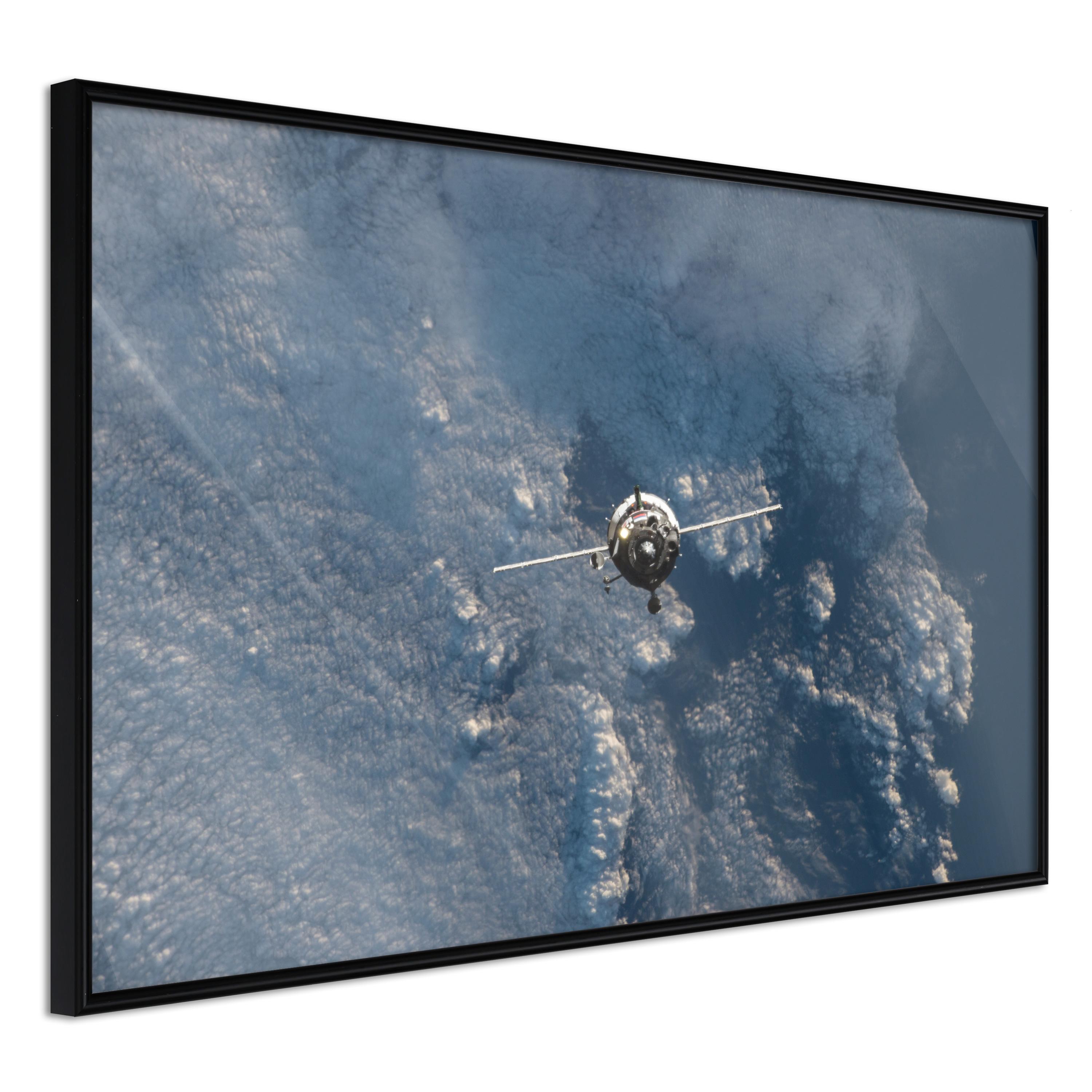 Sort Plakat Blue Planet Ramme - Boligcenter Plakater  - 5901493676169