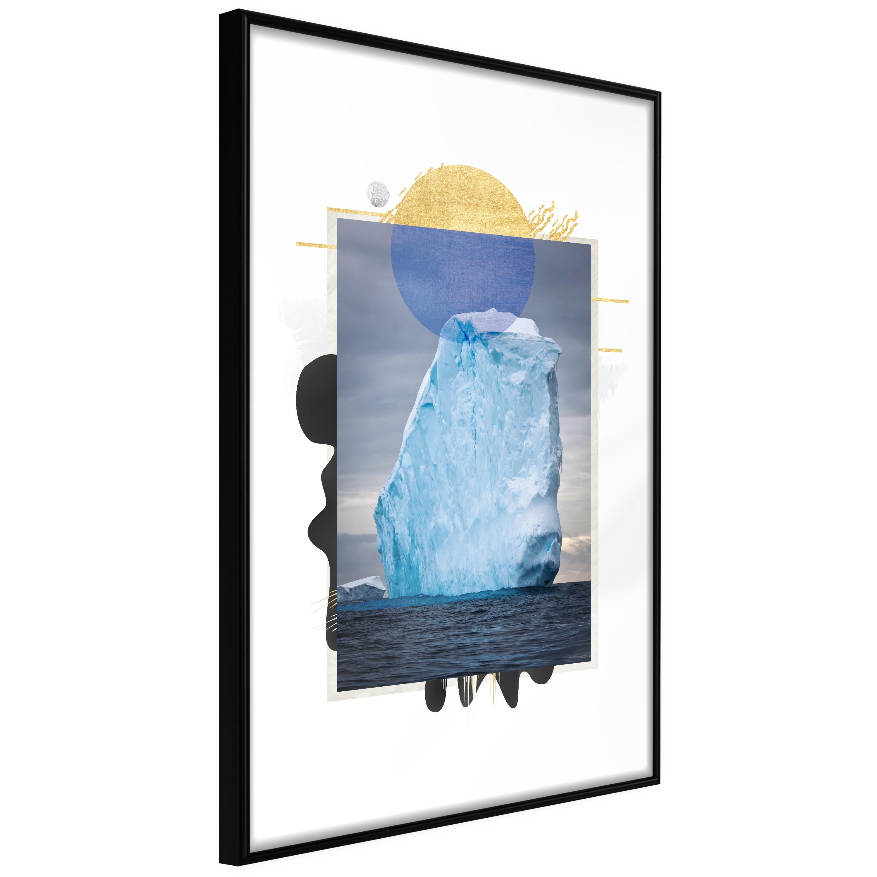 Sort Plakat Iceberg Ramme - Boligcenter Plakater - 5903617086595