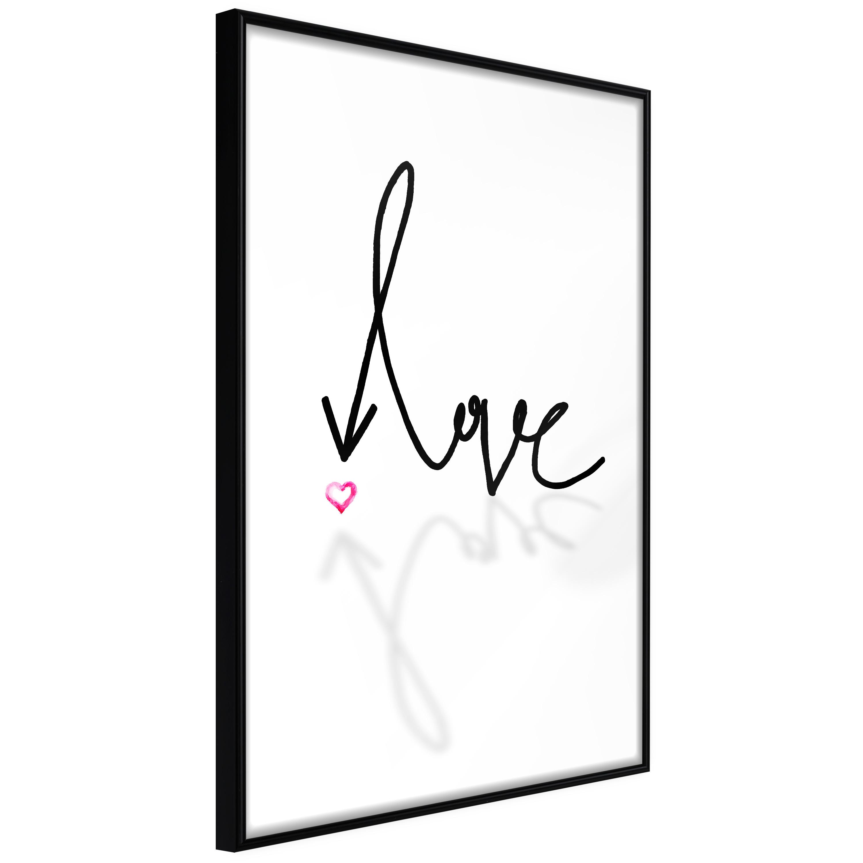 Sort Plakat This Love Ramme - Boligcenter Plakater  - 5904419748537