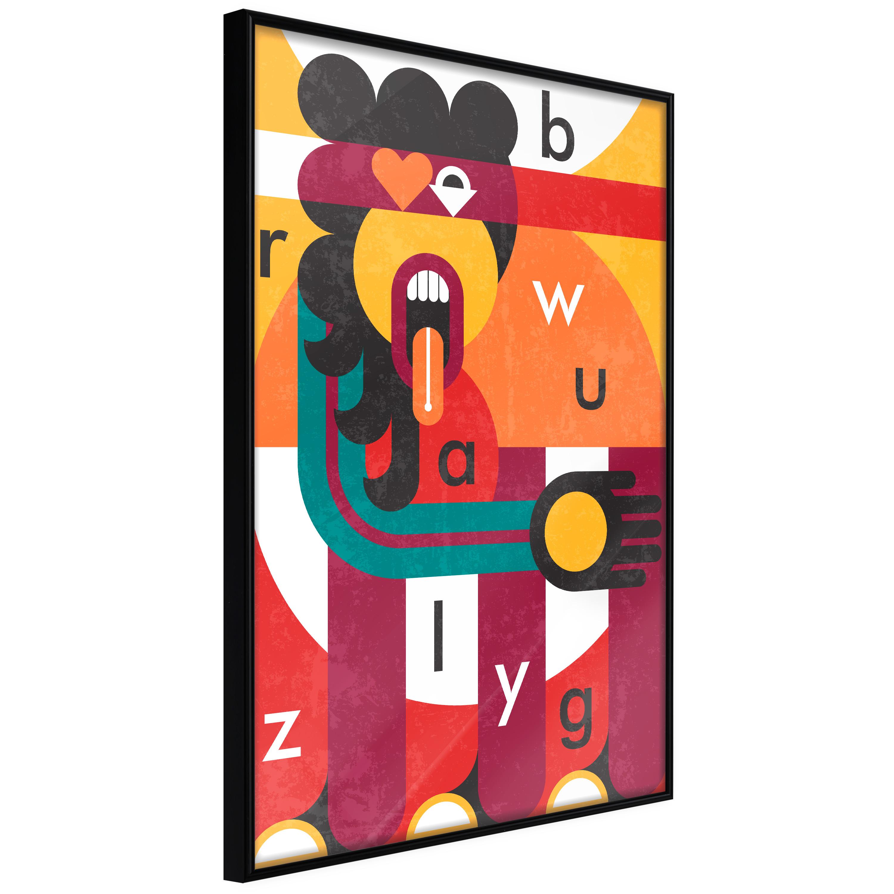 Sort Plakat Art Design Ramme - Boligcenter Plakater  - 5904419712170