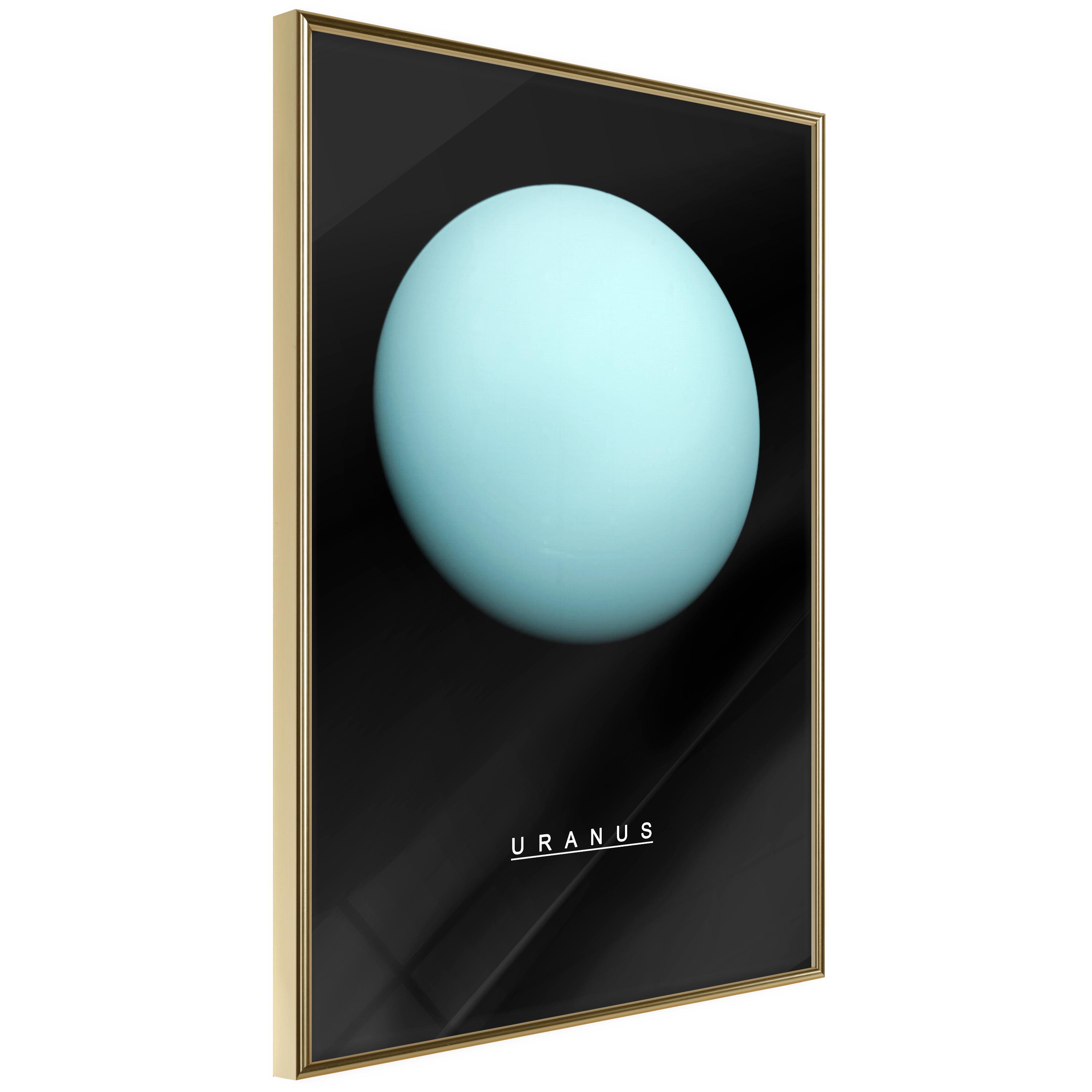 Plakat Uranus Guldramme - Boligcenter Plakater - 5903617096754