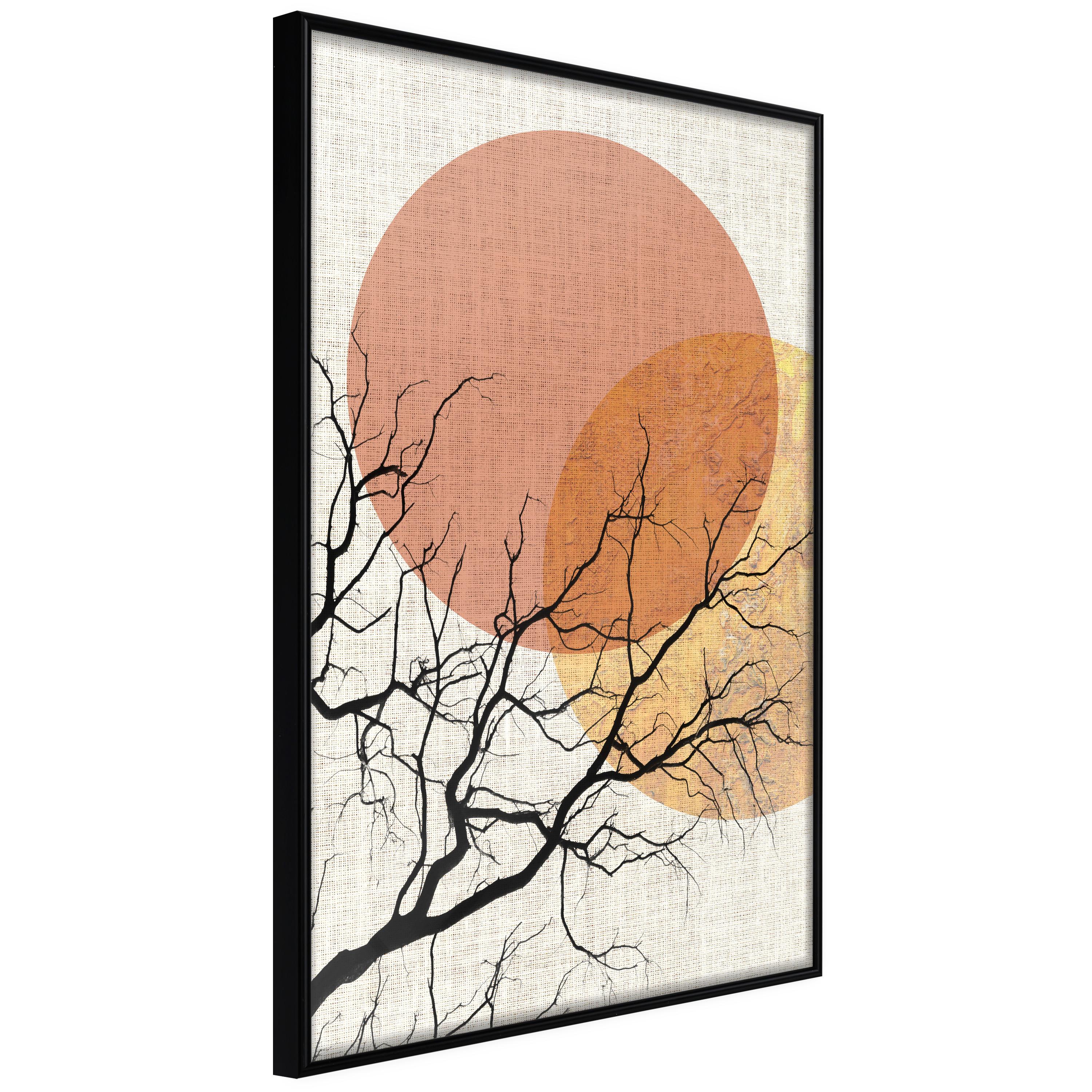 Sort Plakat Double Moon Ramme - Boligcenter Plakater  - 5904419721714