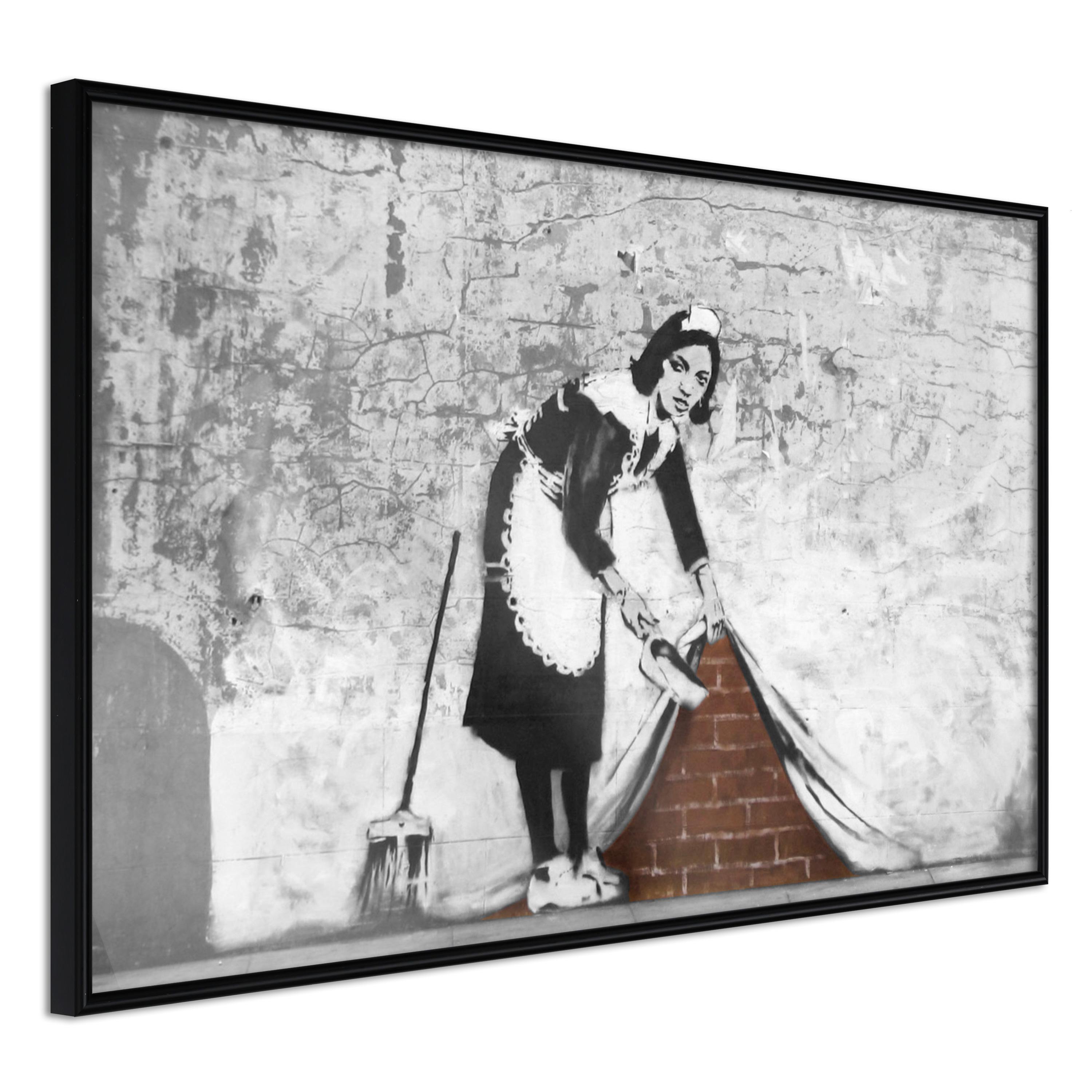 Sort Plakat Maid Ramme - Boligcenter Plakater  - 5901493668249