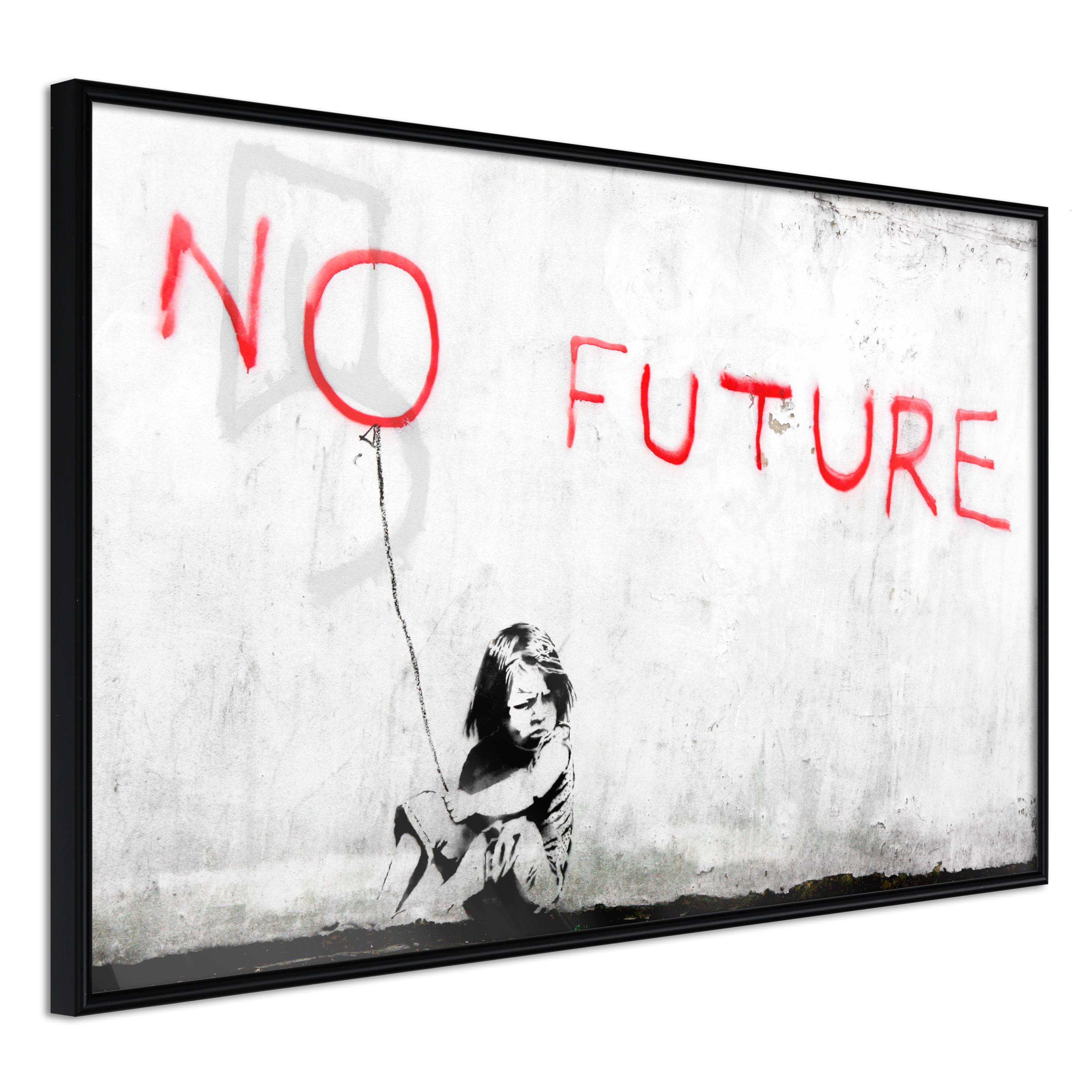Sort Plakat Future Ramme - Boligcenter Plakater  - 5901493669444