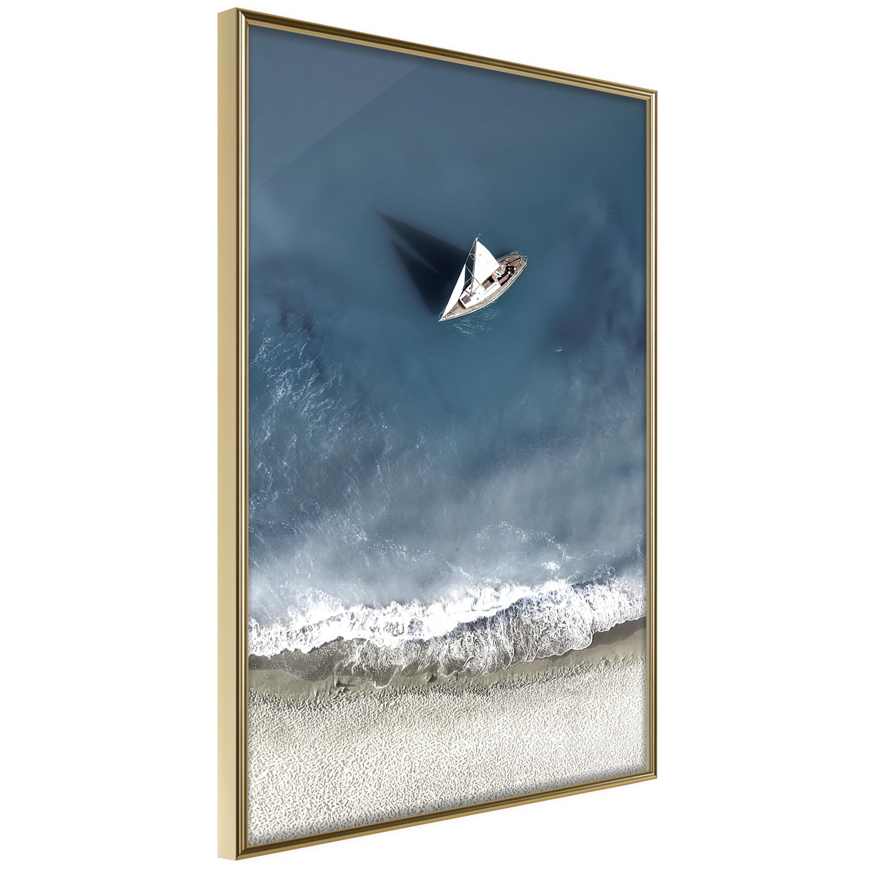 Plakat Yacht Sea Guldramme - Boligcenter Plakater - 5901493705708