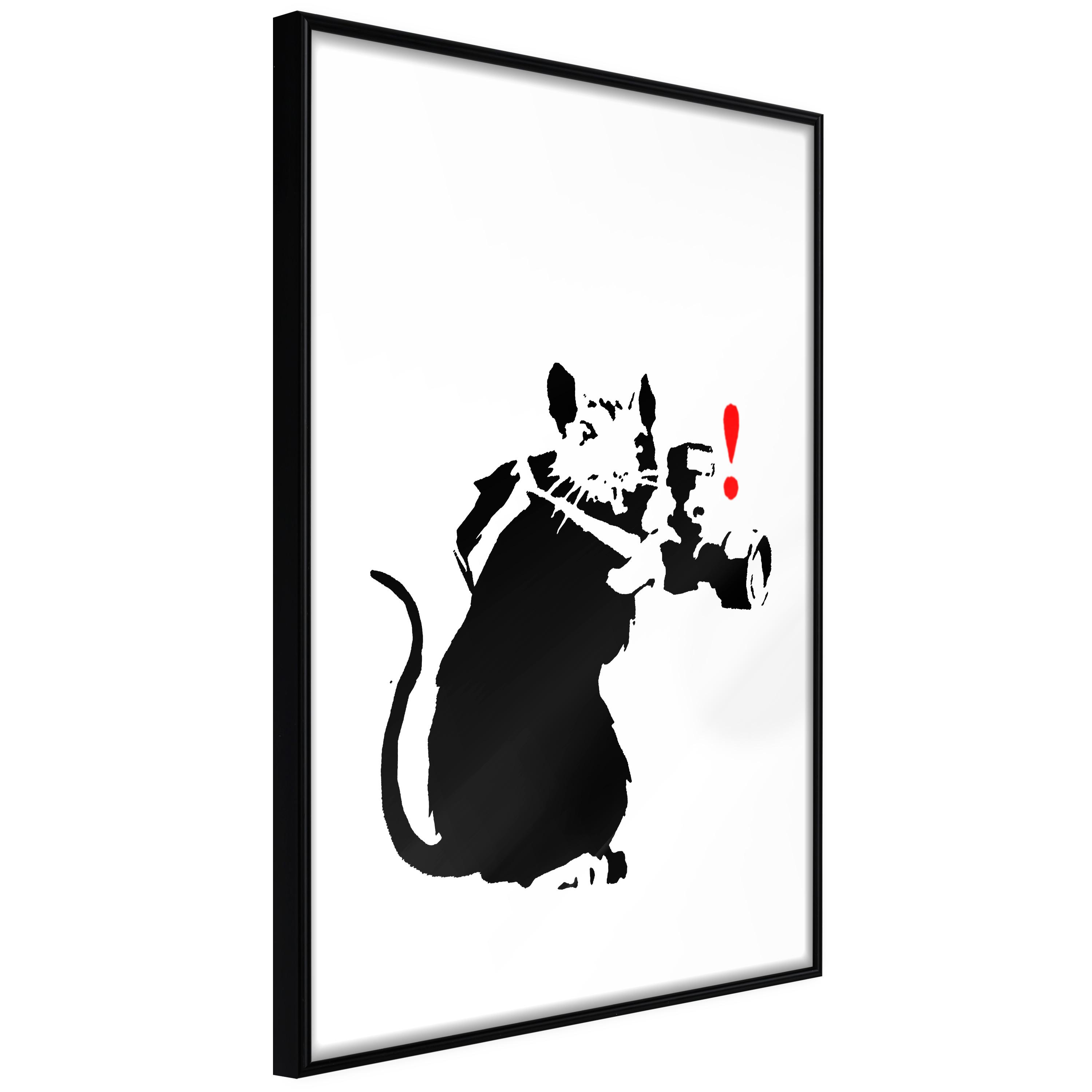 Sort Plakat Rat Photographer Ramme - Boligcenter Plakater  - 5904419661416