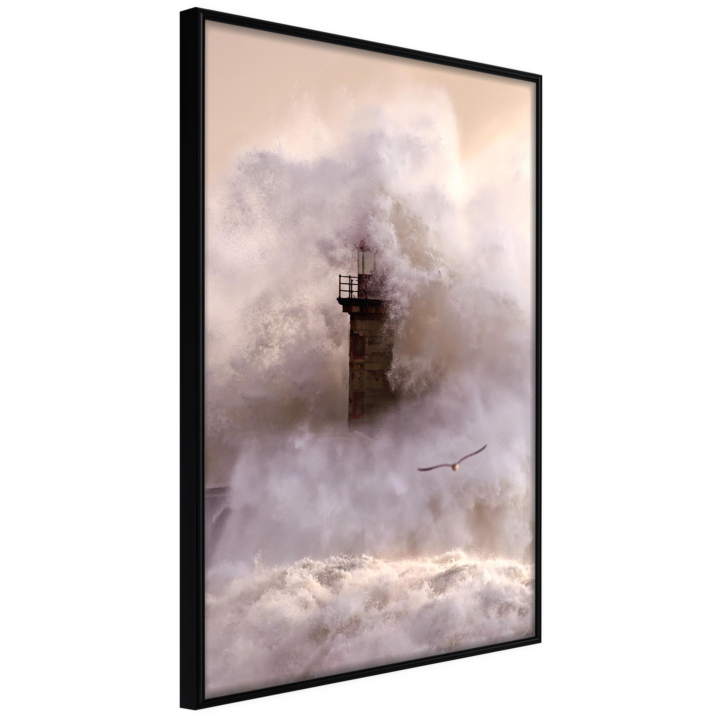 Sort Plakat Storm Ramme - Boligcenter Plakater - 5901493705982