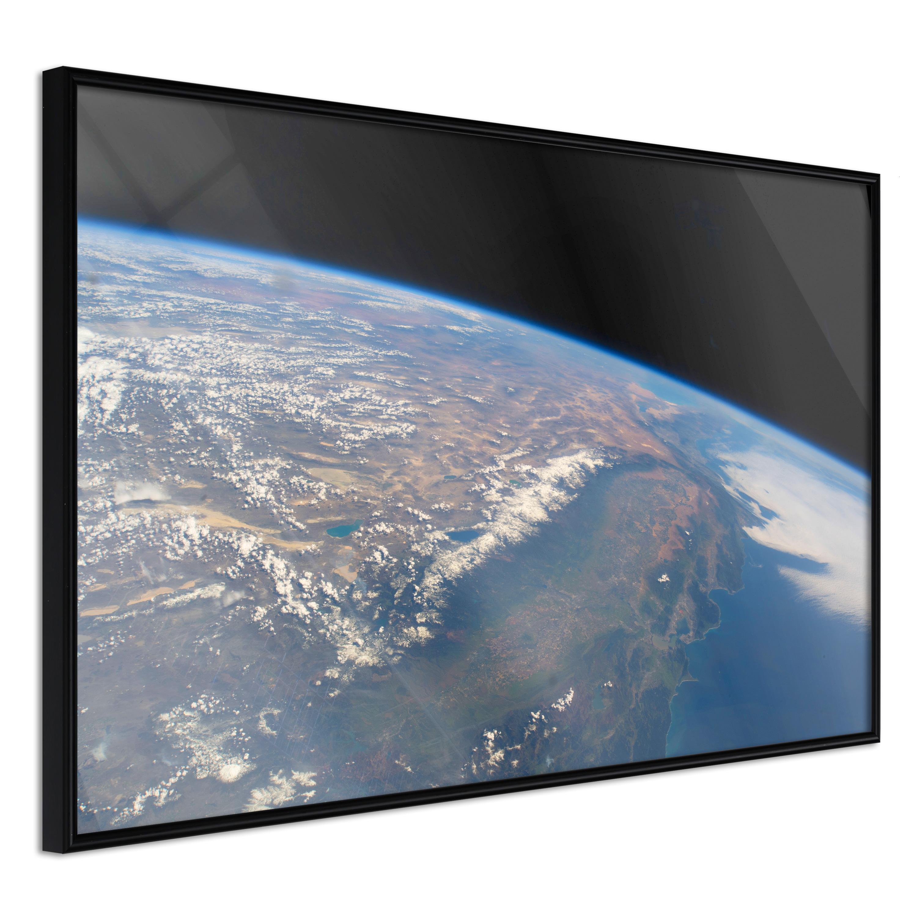 Sort Plakat Earth Power Ramme - Boligcenter Plakater  - 5901493676404