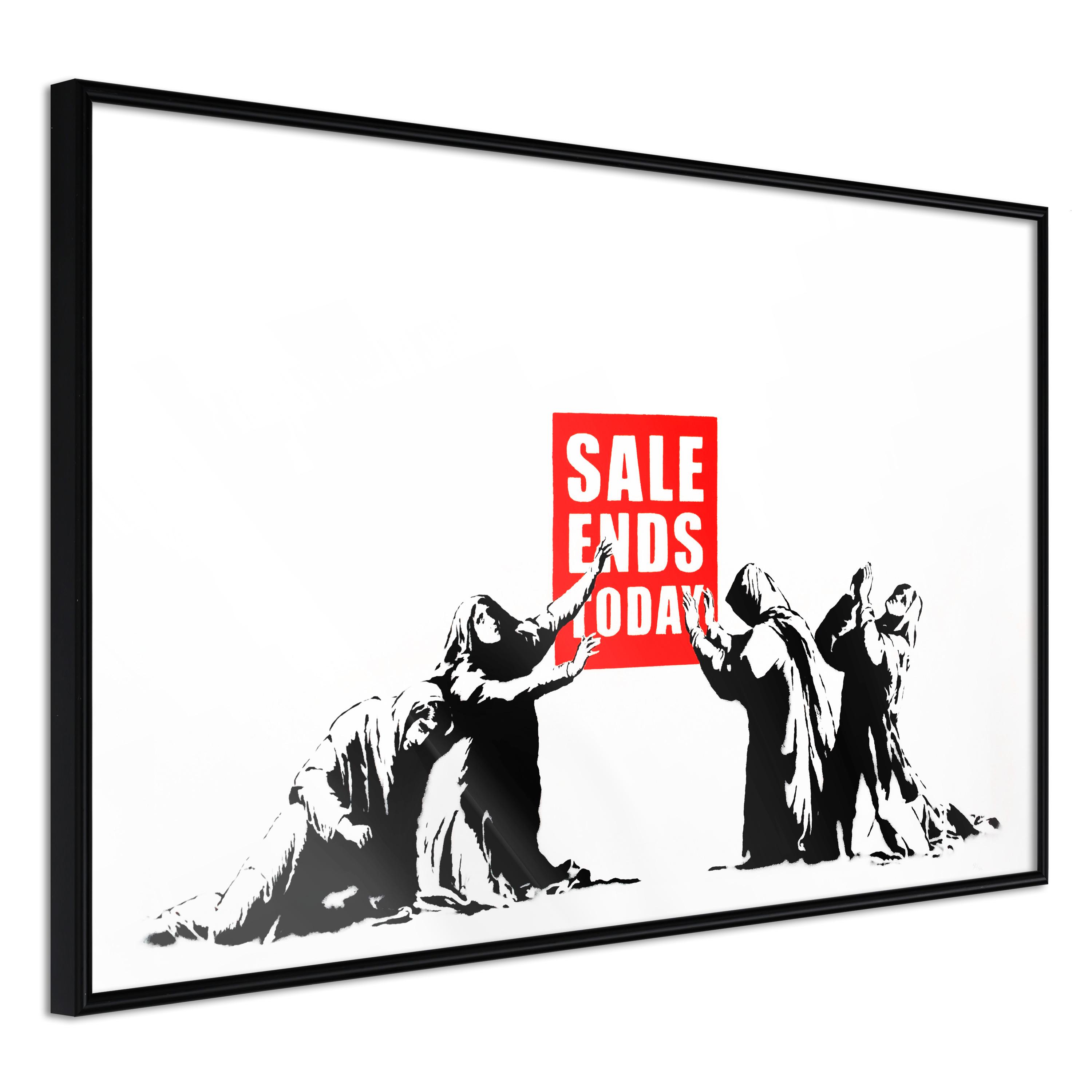 Sort Plakat Sale Ramme - Boligcenter Plakater  - 5901493668966
