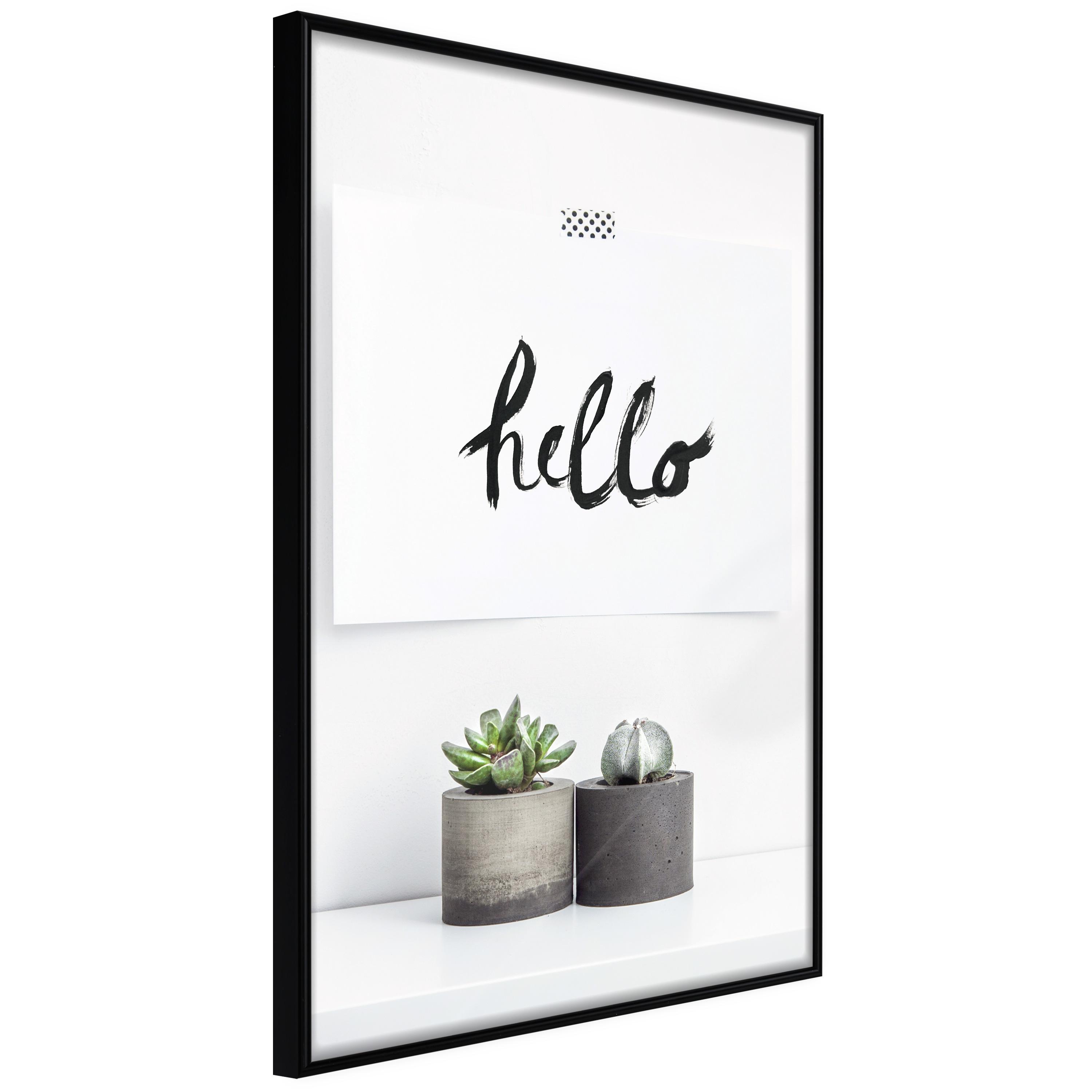 Sort Plakat Scandinavian Home Ramme - Boligcenter Plakater  - 5903617111976