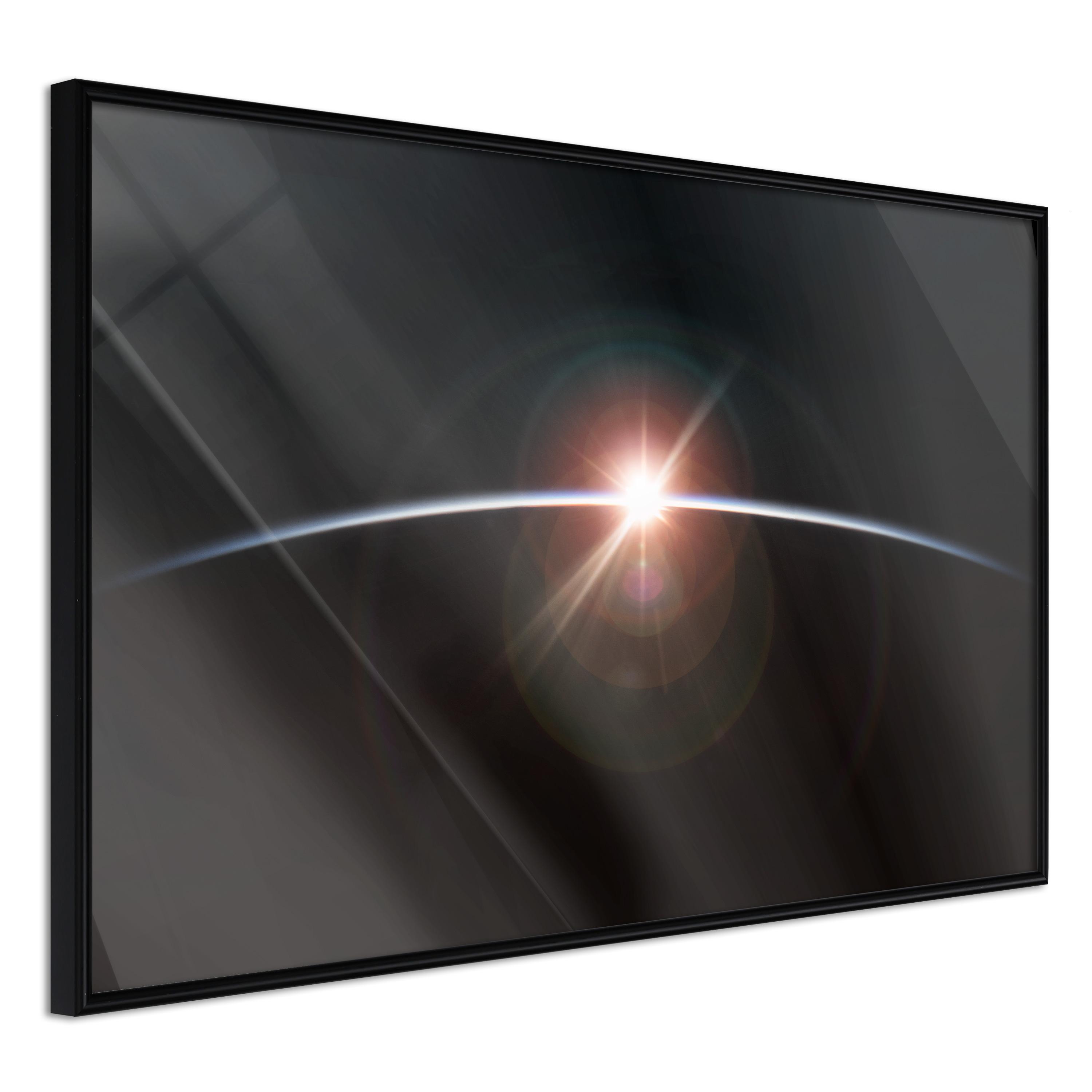 Sort Plakat Horizon Ramme - Boligcenter Plakater  - 5901493676640