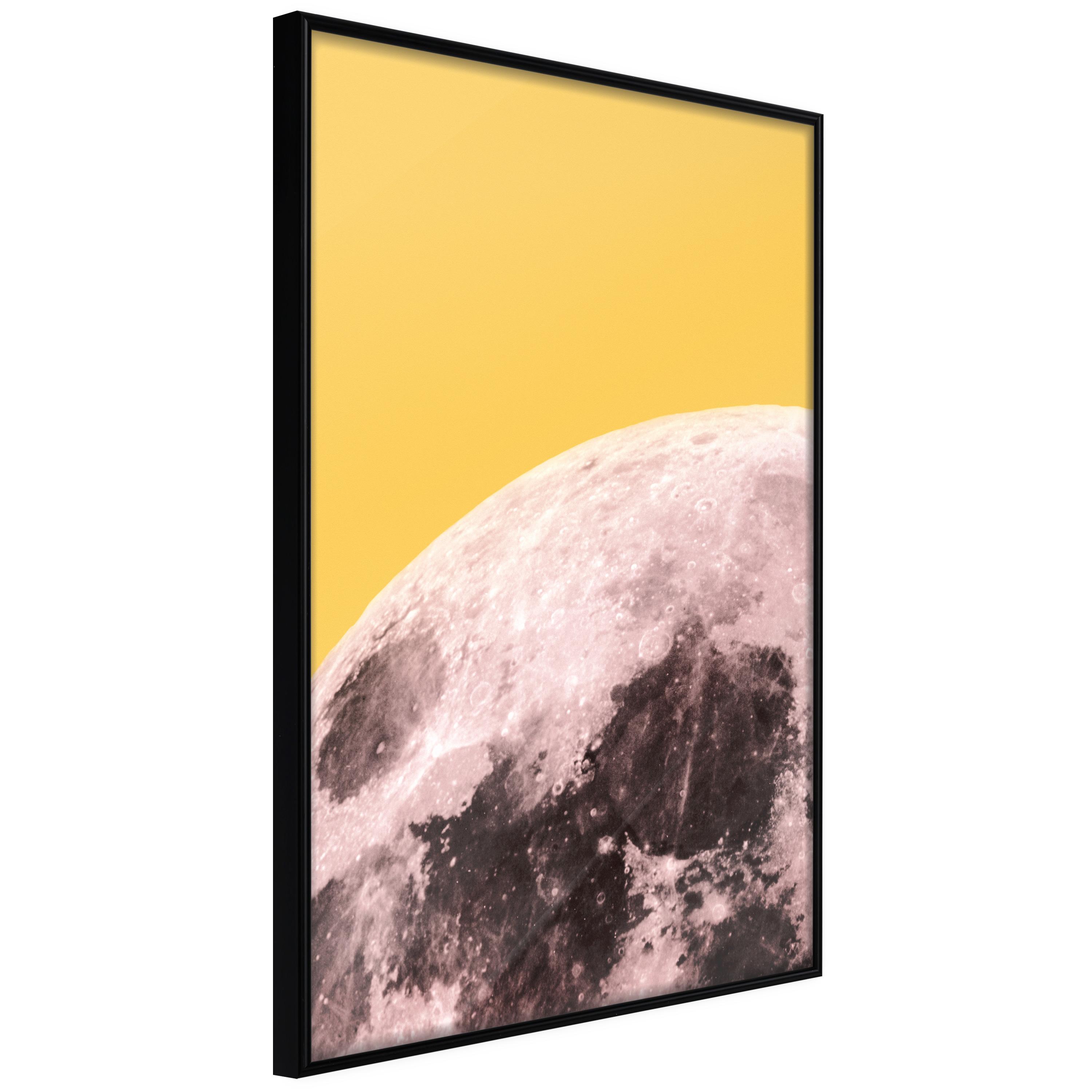 Sort Plakat Sunny Moon Ramme - Boligcenter Plakater  - 5904419682114