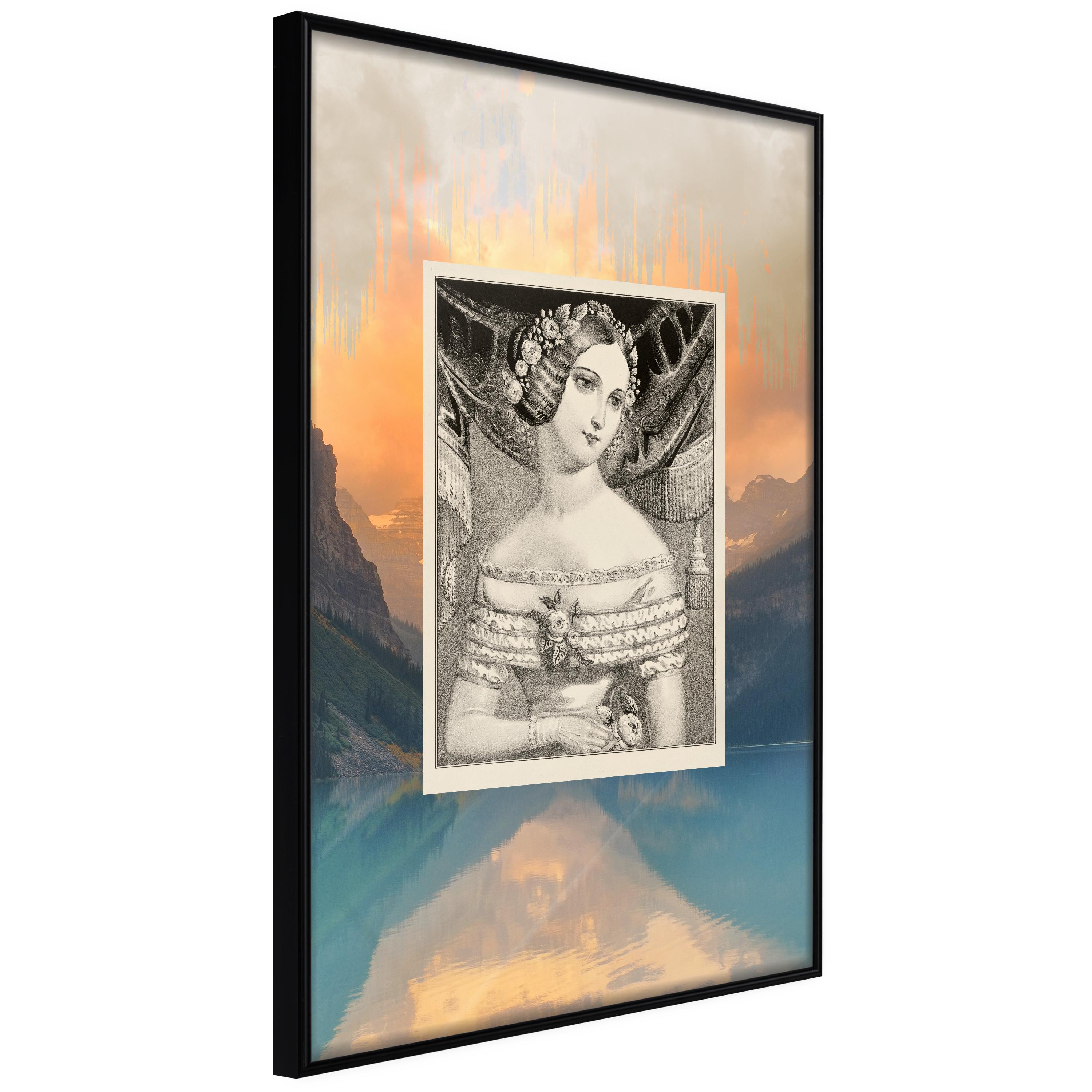 Sort Plakat Retro Portrait Ramme - Boligcenter Plakater  - 5903617087134
