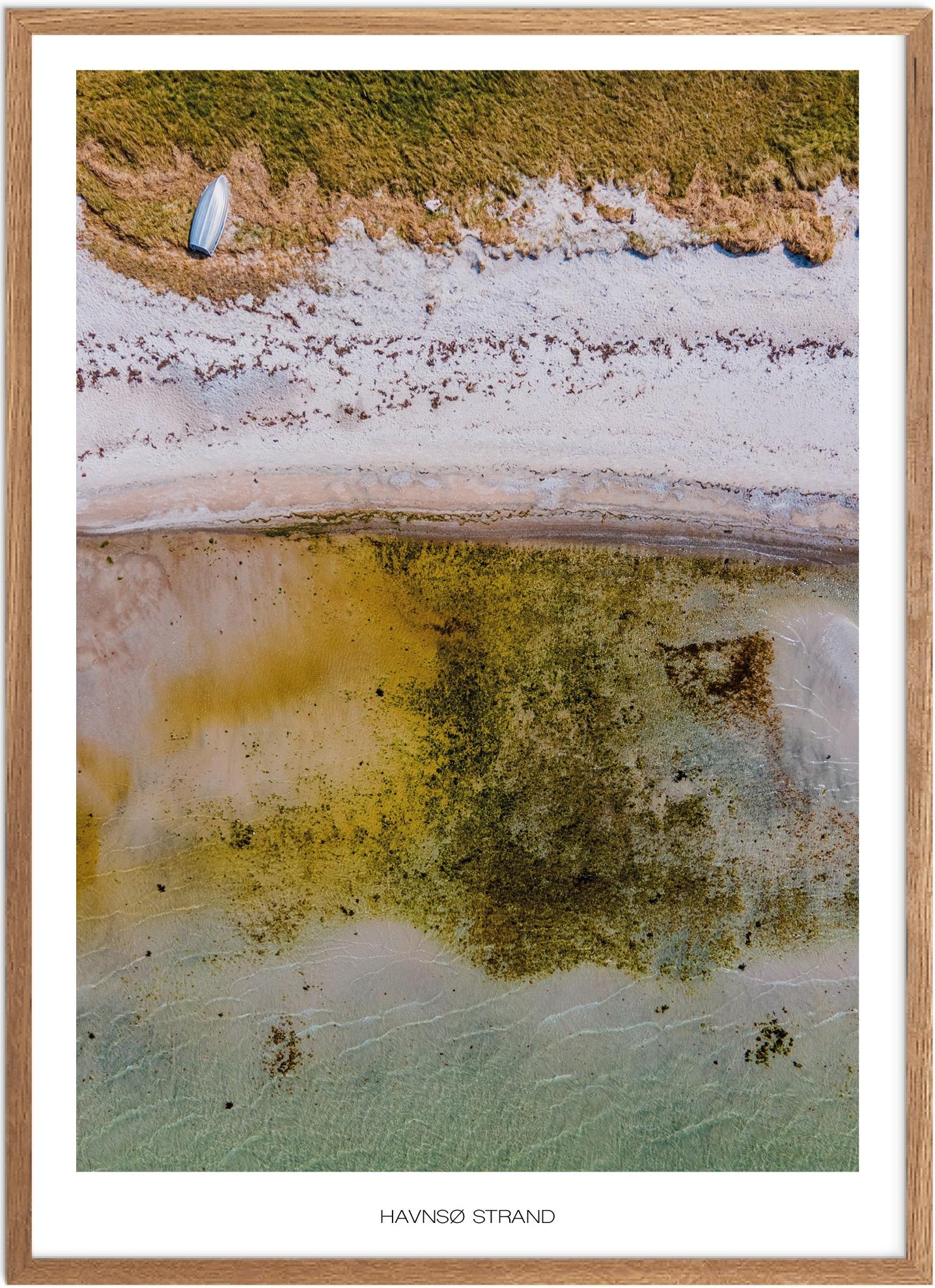 Plakat Havnsø Strand Naturplakat Plakater Vestsjælland Plakat Plakatsnedkeren Plakater Odsherred - Plakatsnedkeren Plakater