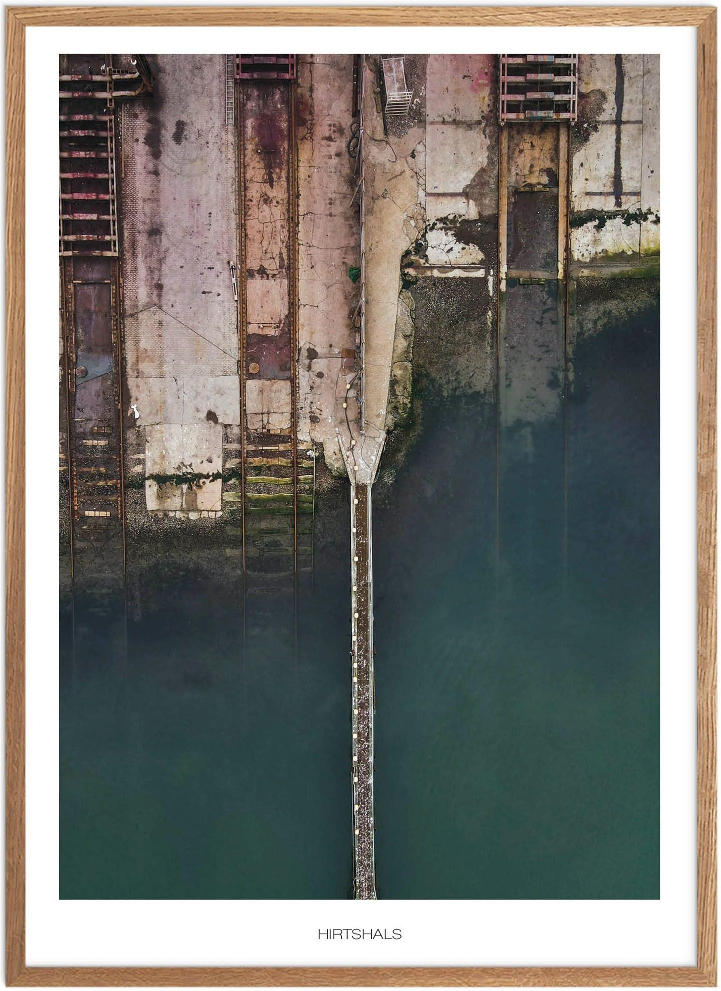 Plakat Hirtshals Havn Naturplakat Plakater Nordjylland Plakat Plakatsnedkeren Drone Plakater - Plakatsnedkeren Plakater