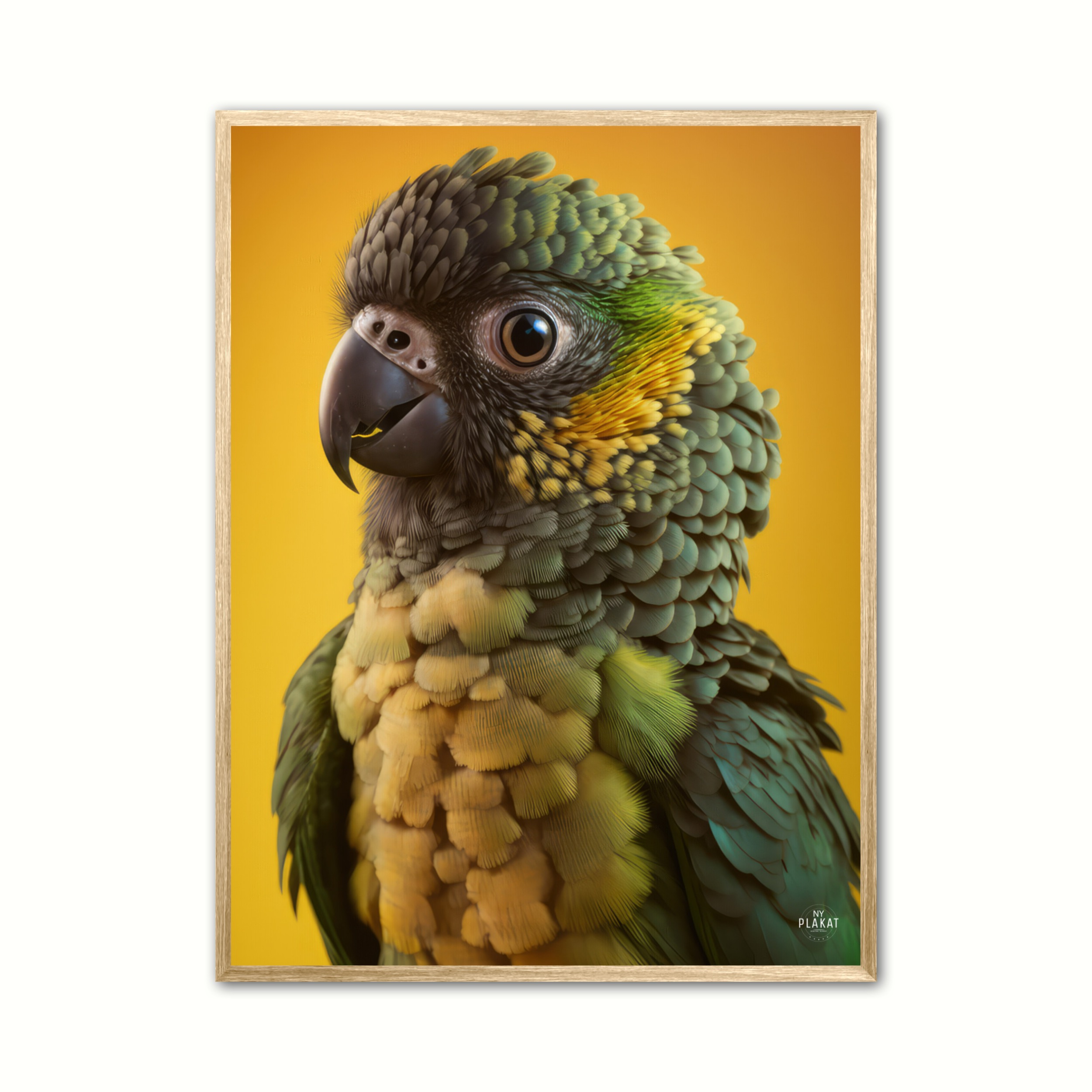 Papegje Plakat Gul - Ny Plakat Plakater